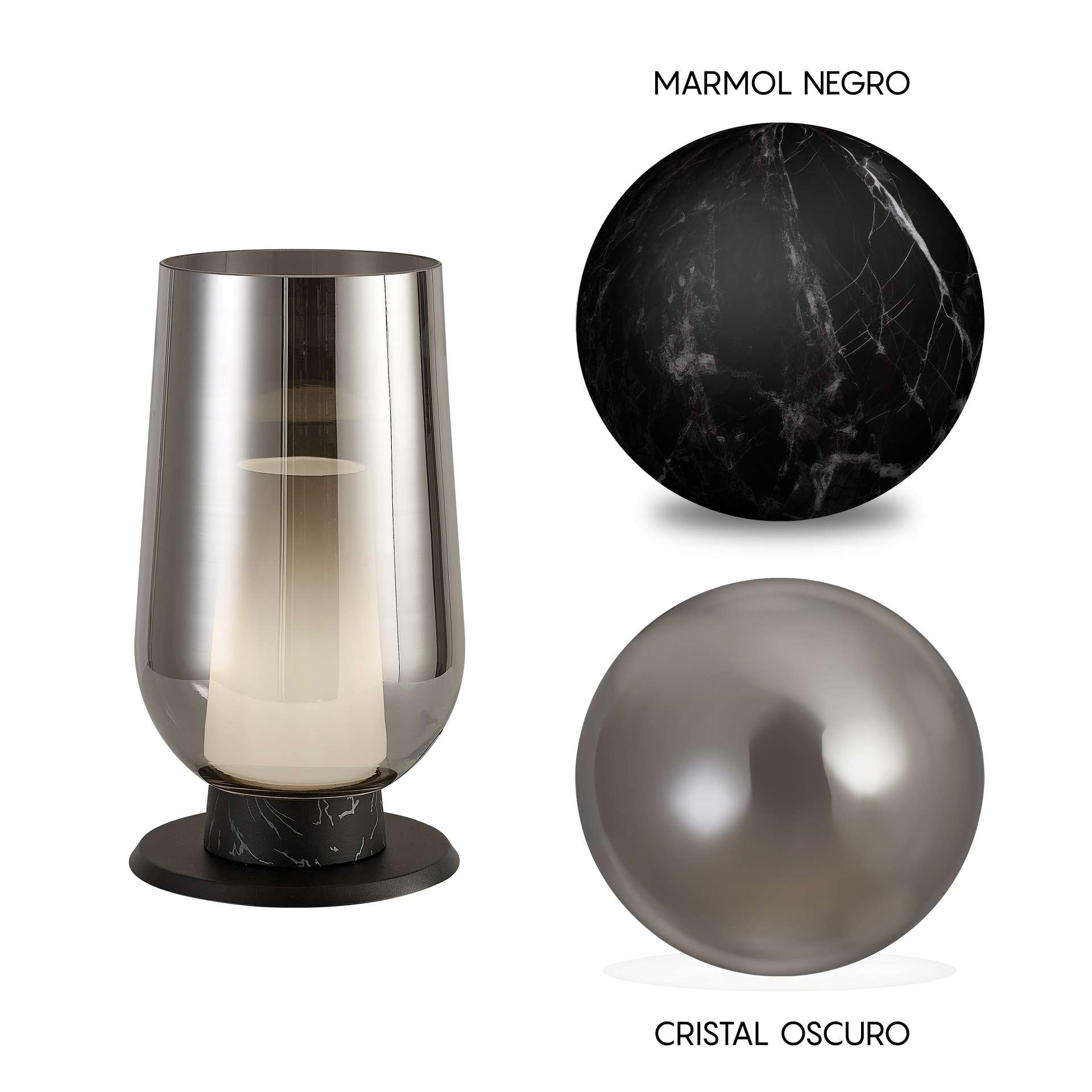 NORA BLACK * TABLE LAMP 1L