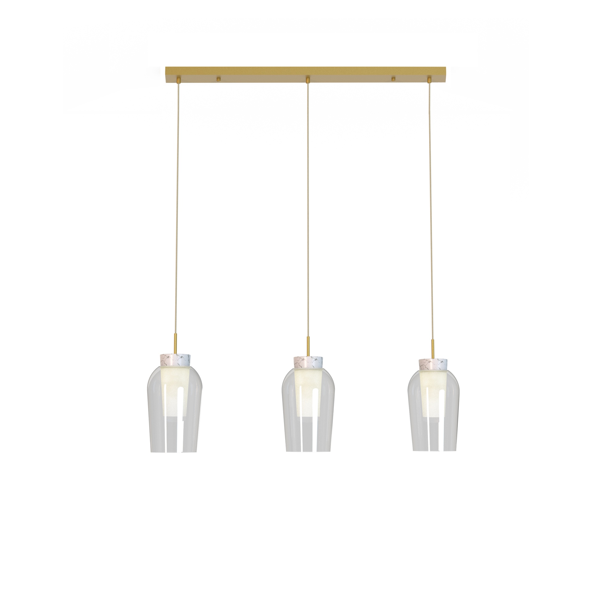 Nora · Luminarias de techo · Oro / Blanco