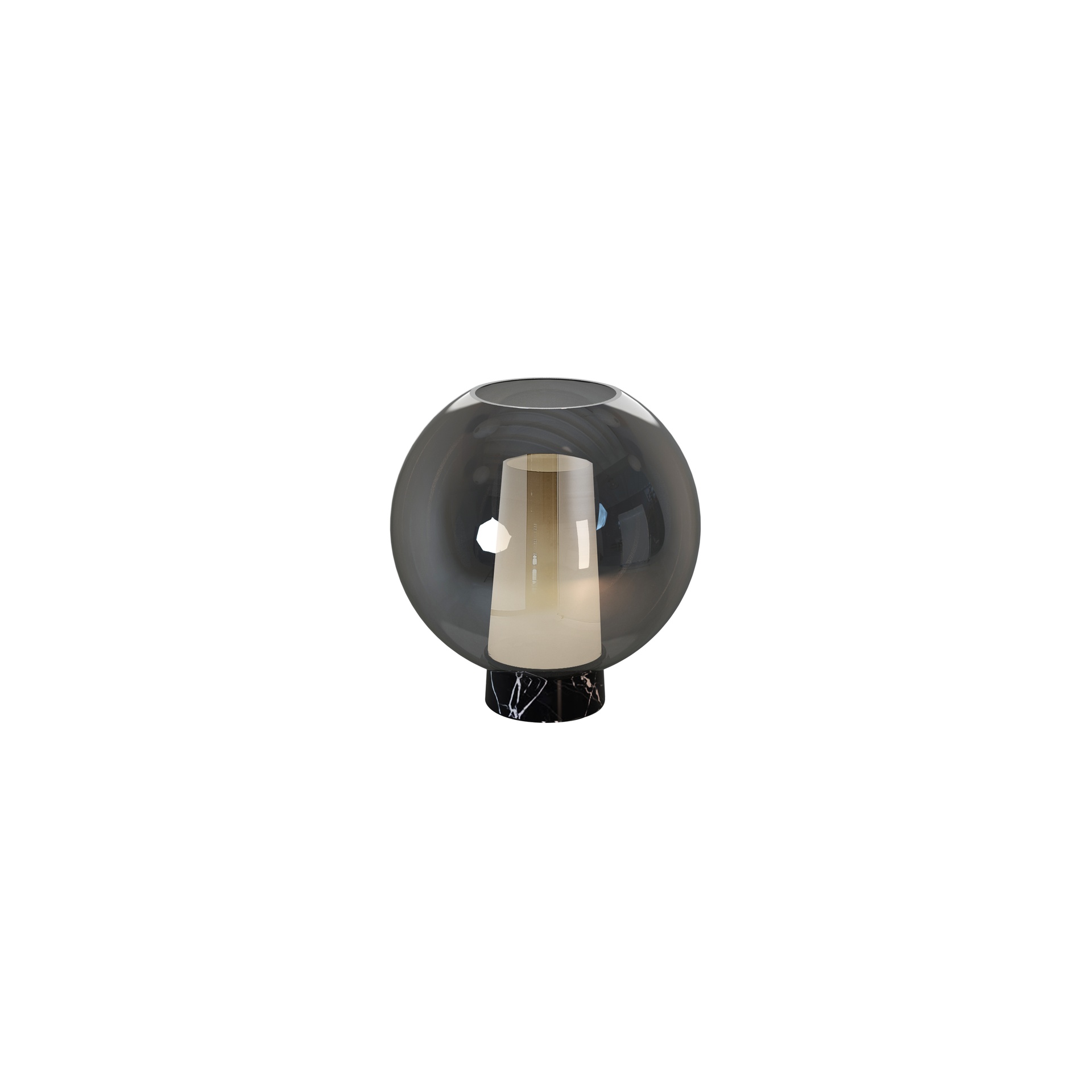 NORA BLACK * BALL TABLE LAMP 1L