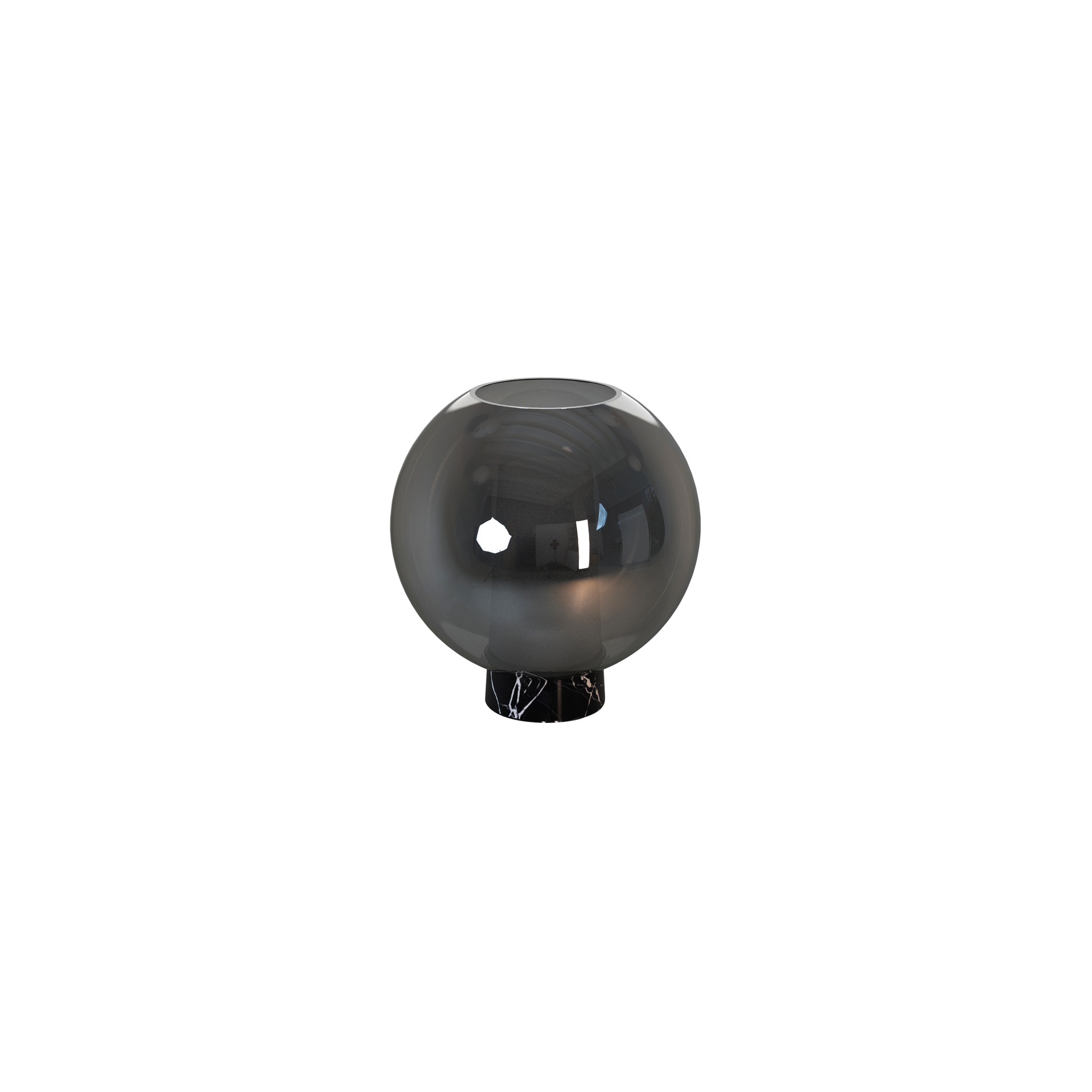 NORA BLACK * BALL TABLE LAMP 1L