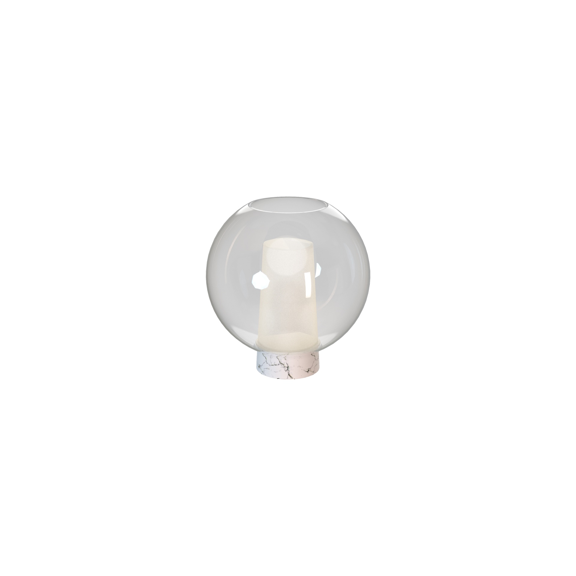 NORA GOLD * BALL TABLE LAMP 1L