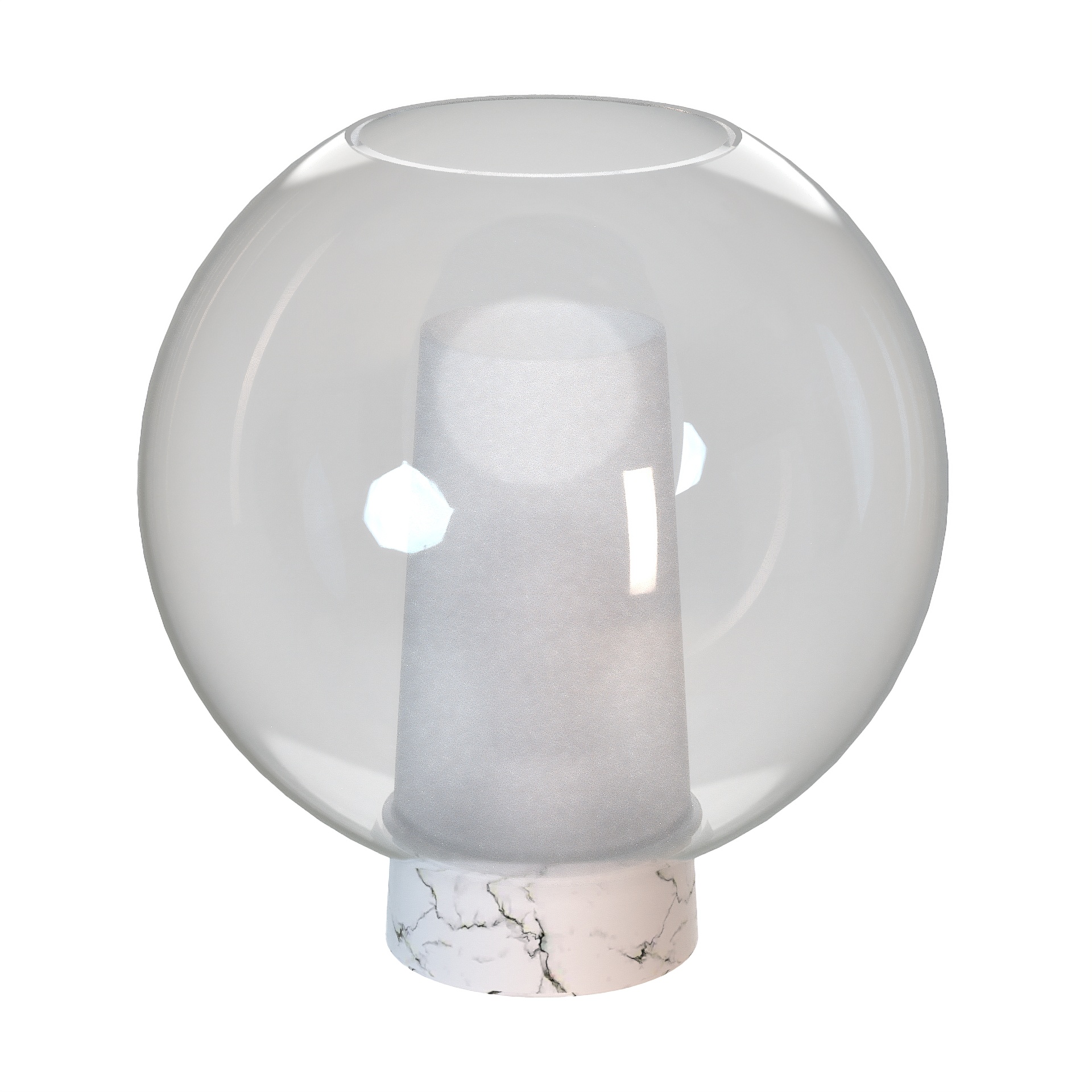 NORA GOLD * BALL TABLE LAMP 1L
