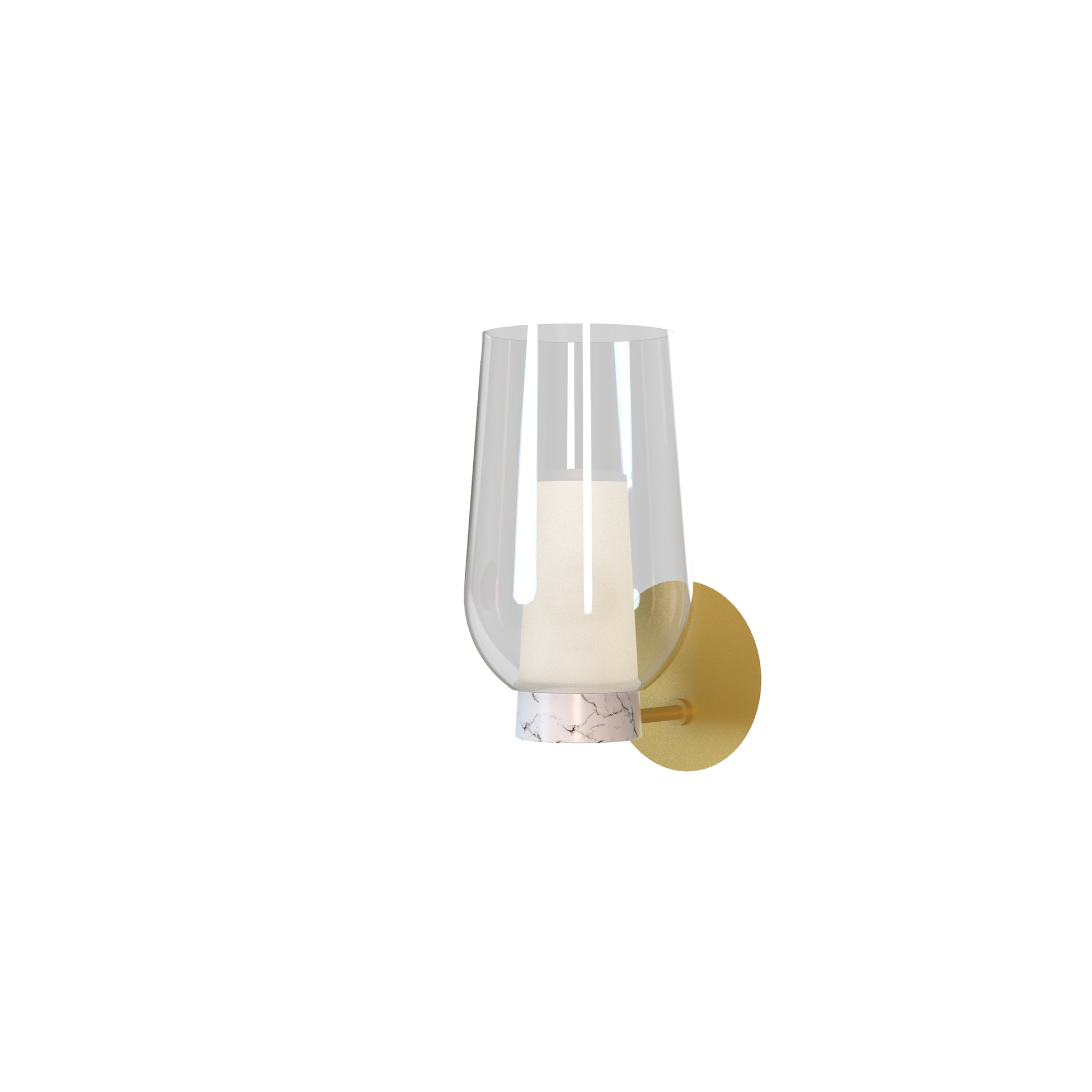 NORA GOLD * WALL LAMP 1L