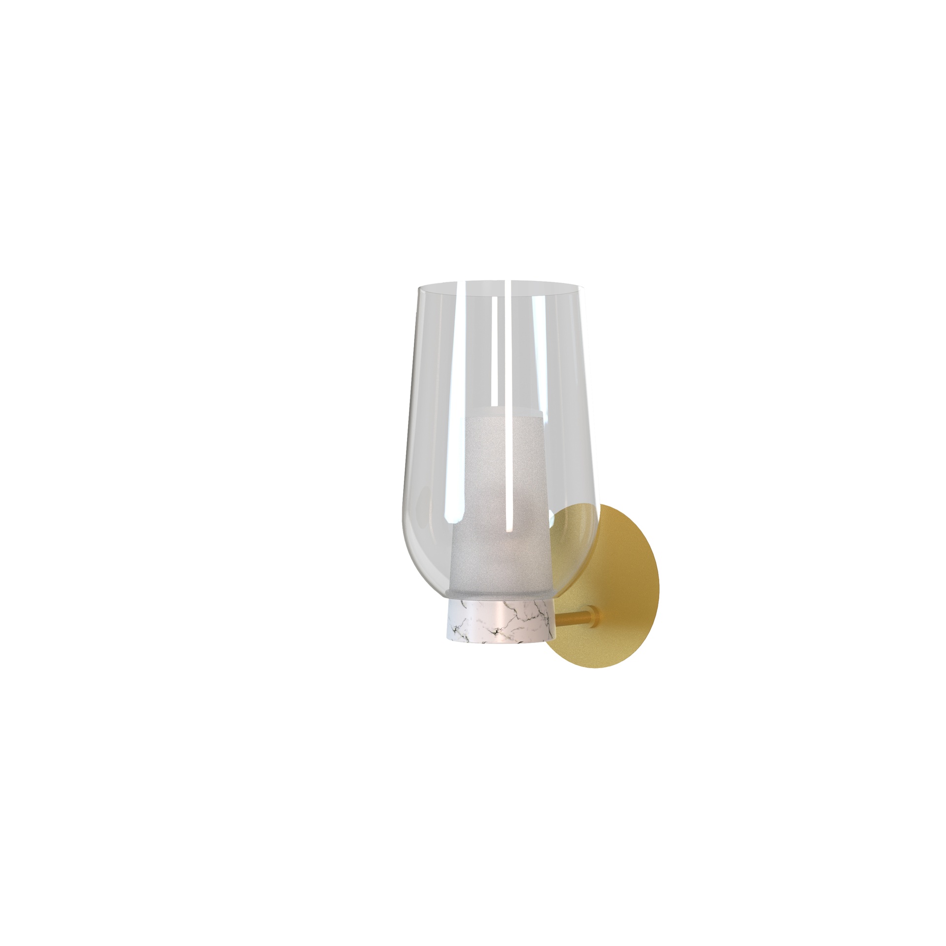 NORA GOLD * WALL LAMP 1L