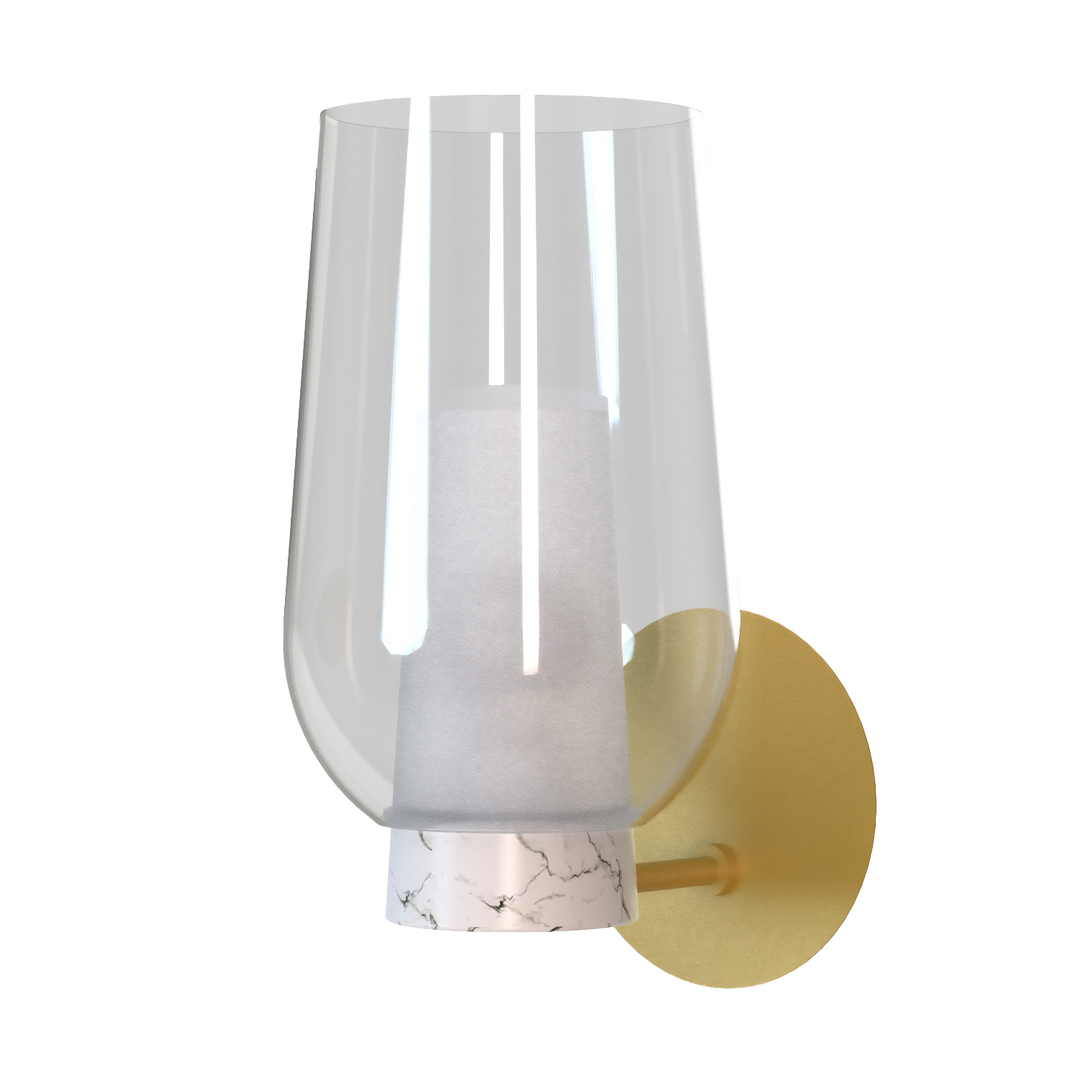 NORA GOLD * WALL LAMP 1L