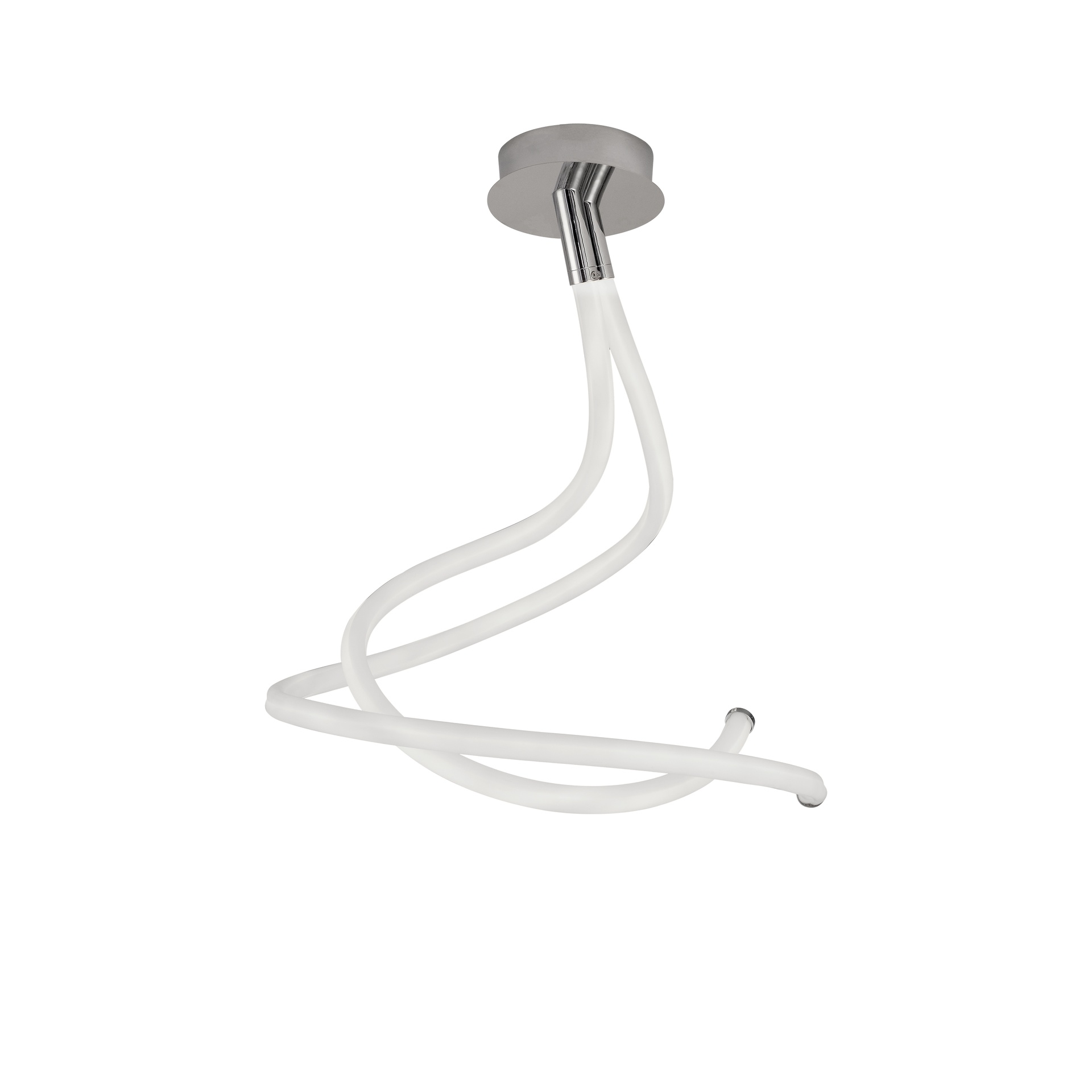 Nur line · Luminaires de plafond · Chrome / Blanc