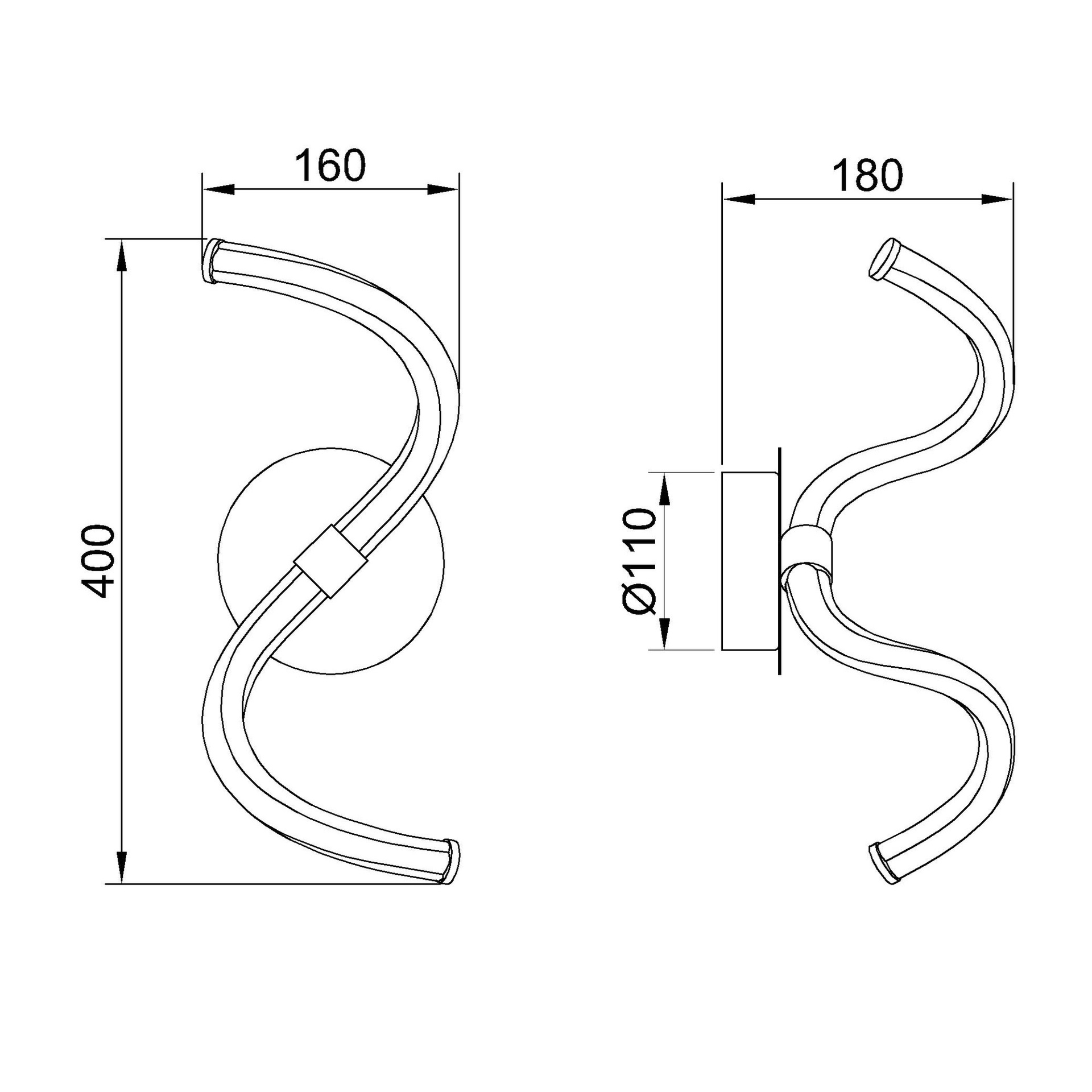 ***Ofer/Des*** Line * Wall light Led  12W