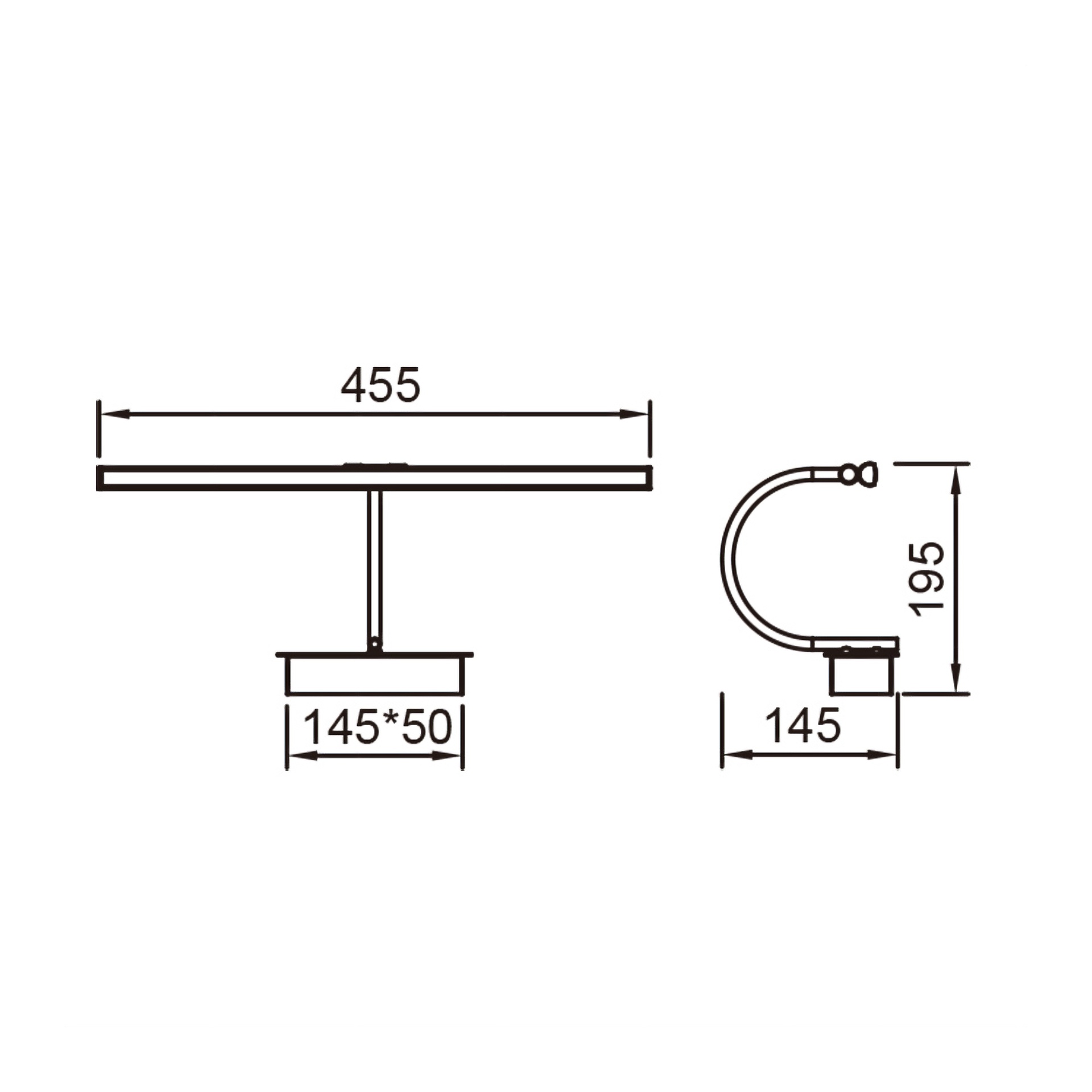 PERCURU * APPLIQUE LED 8W - 3000K  CUOIO