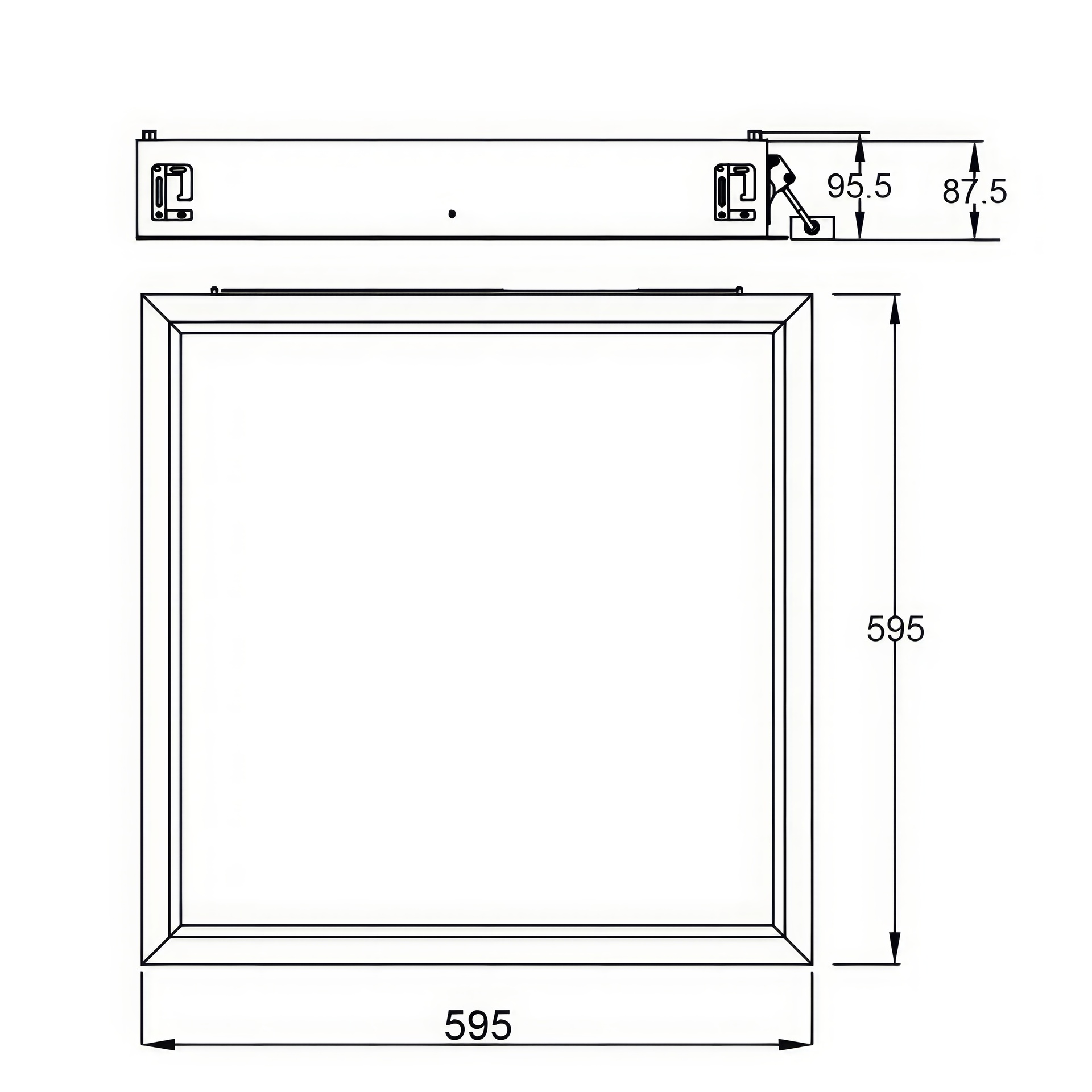 BLUE SKY * RECCESSED LED CEILING 60 x 60