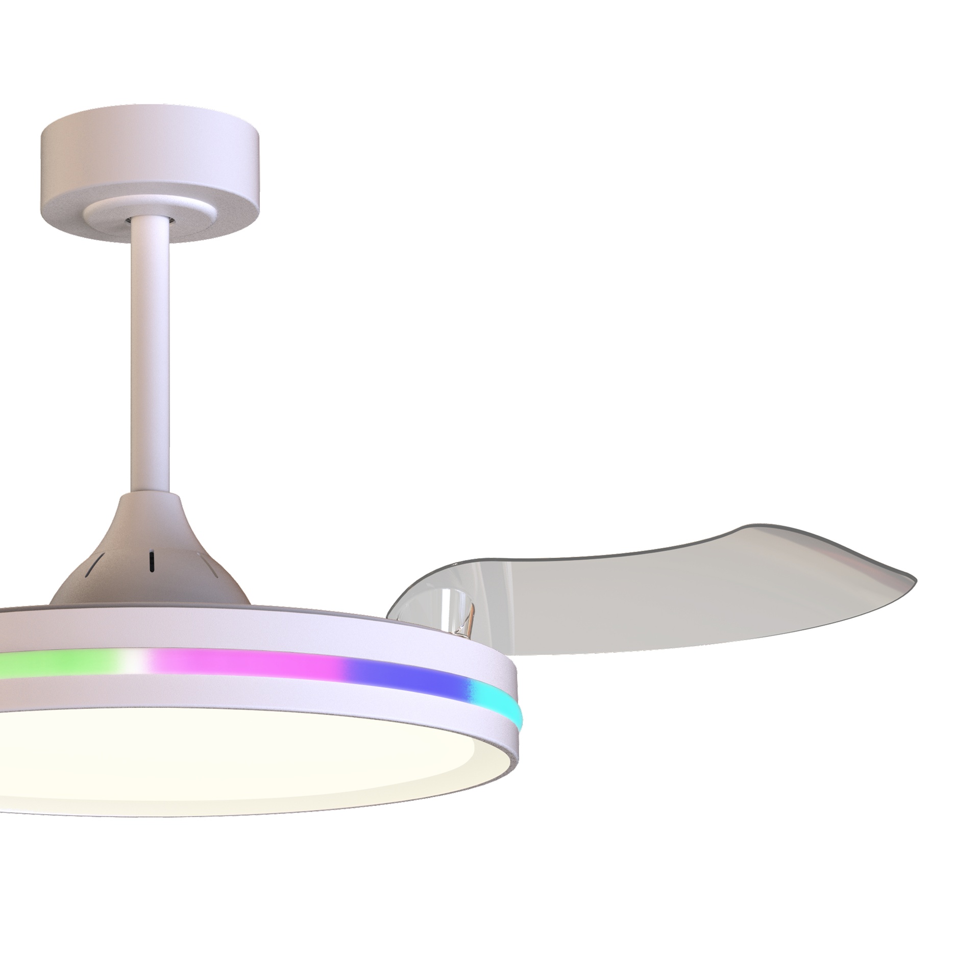 RAFAGA * FAN LED WHITE 50W-3000K-6500K