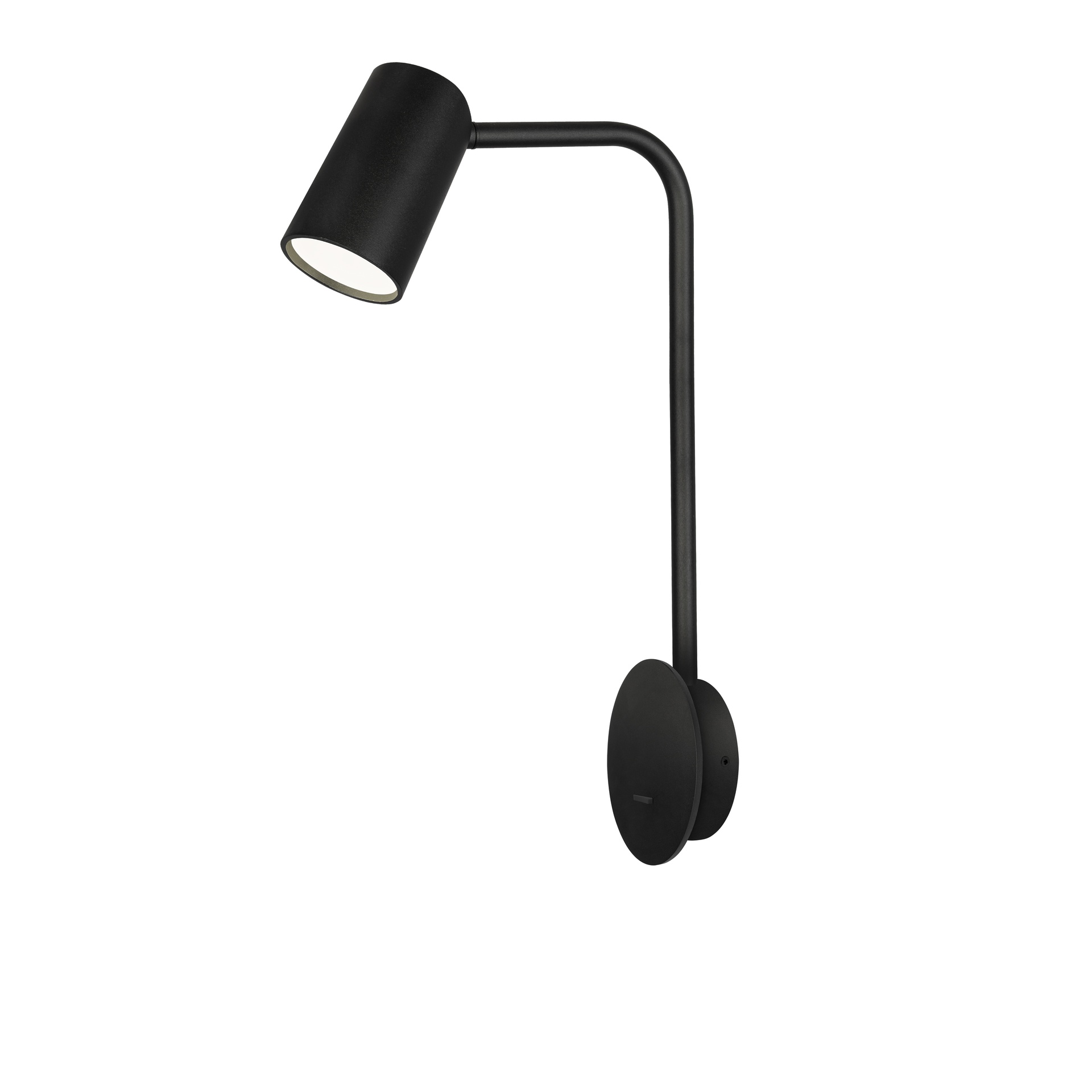 SAL BLACK * LED WALL LAMP GU10 WITH SWITCH BLACK