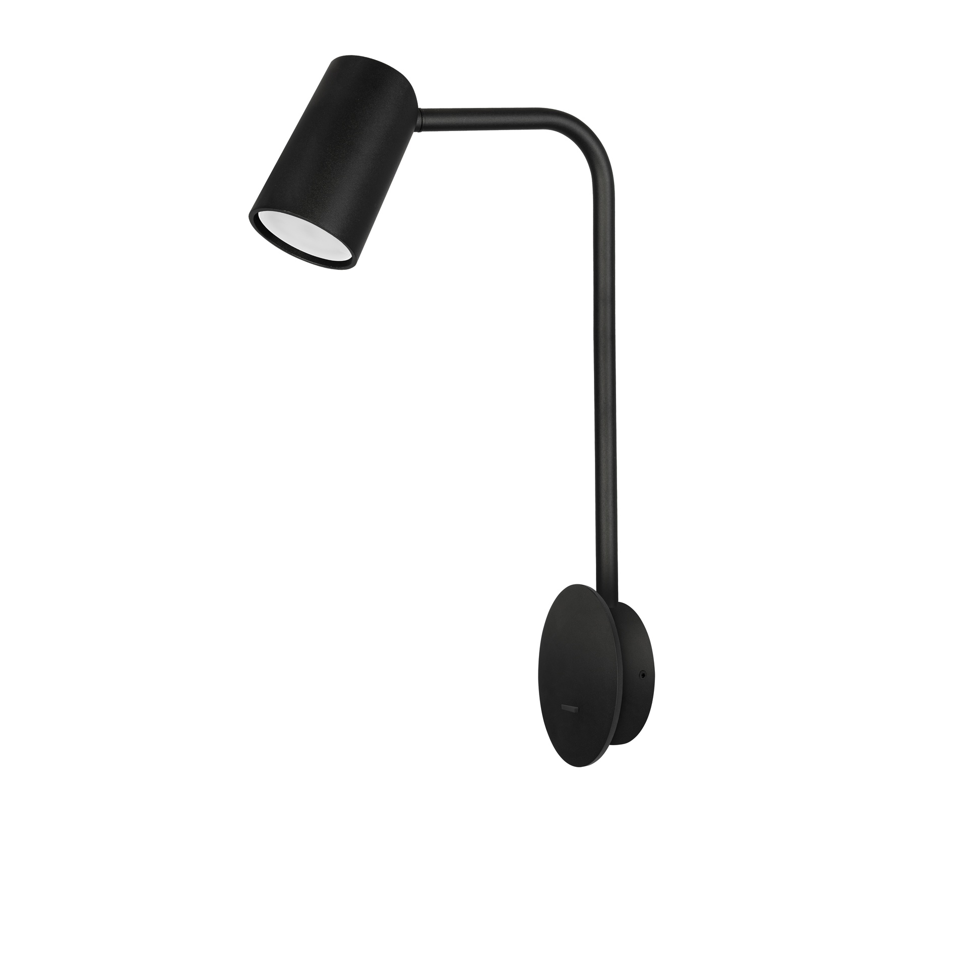 SAL BLACK * LED WALL LAMP GU10 WITH SWITCH BLACK