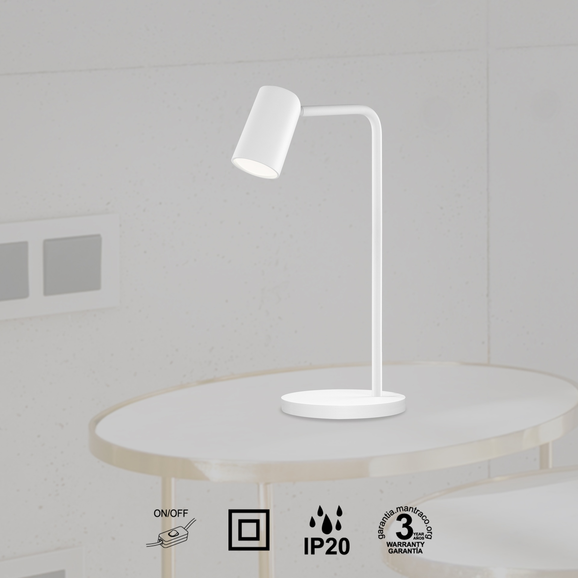 Sal · Lampes à poser · Blanc sable