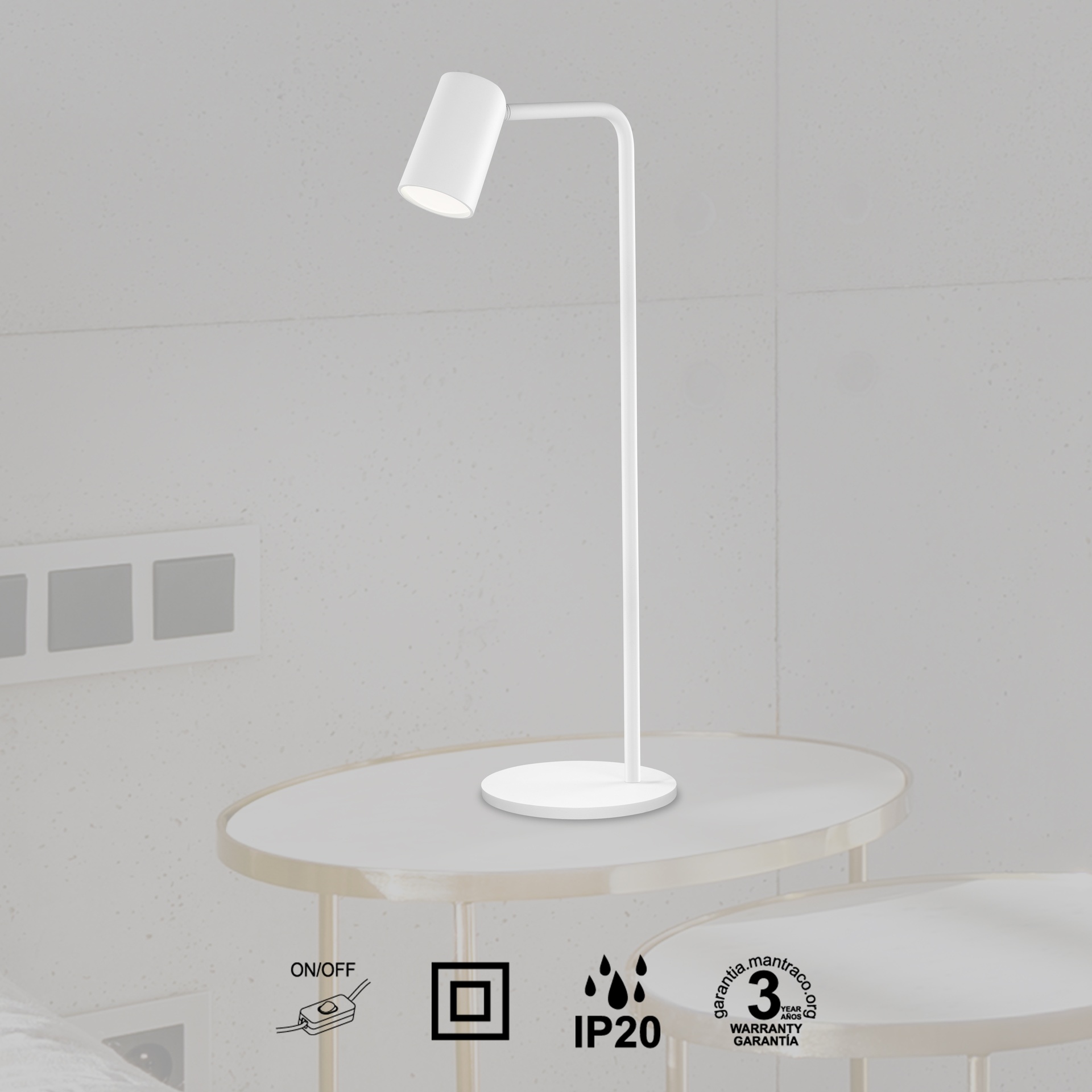 Sal · Lampes à poser · Blanc sable