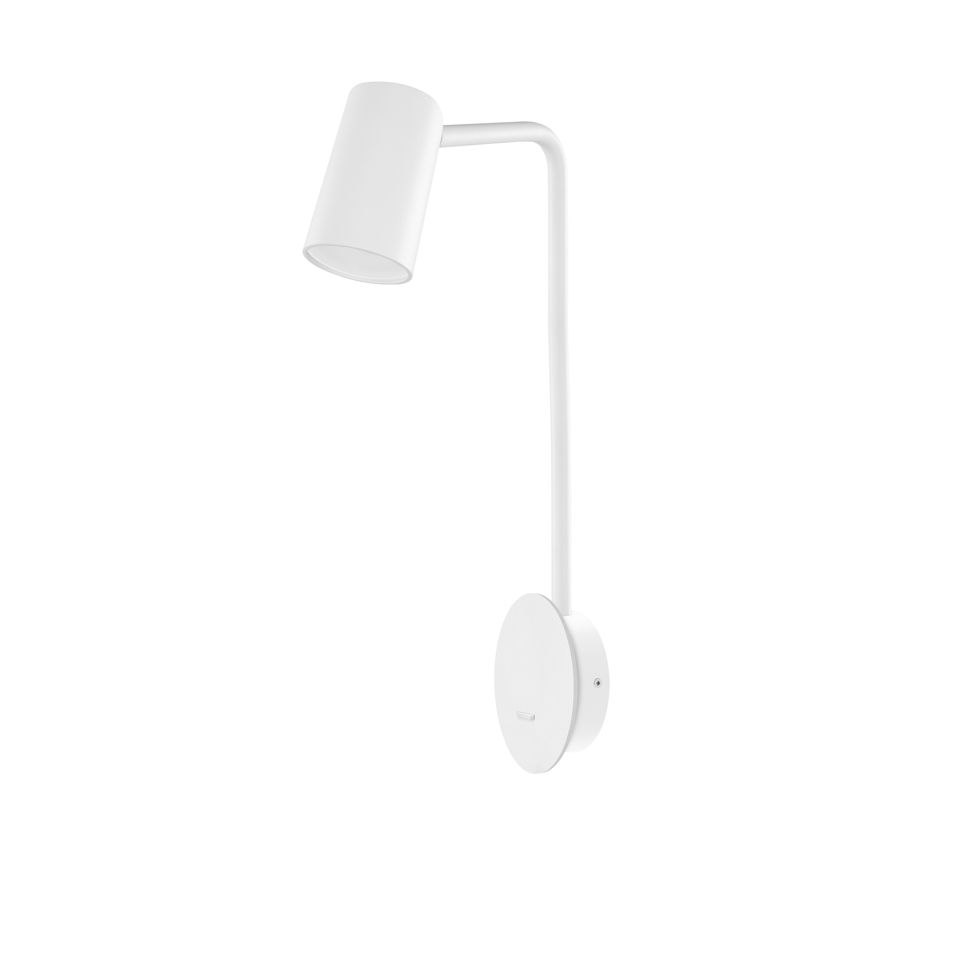 SAL BIANCO * APPLIQUE LED GU10 CON INTERRUTTORE BIANCO