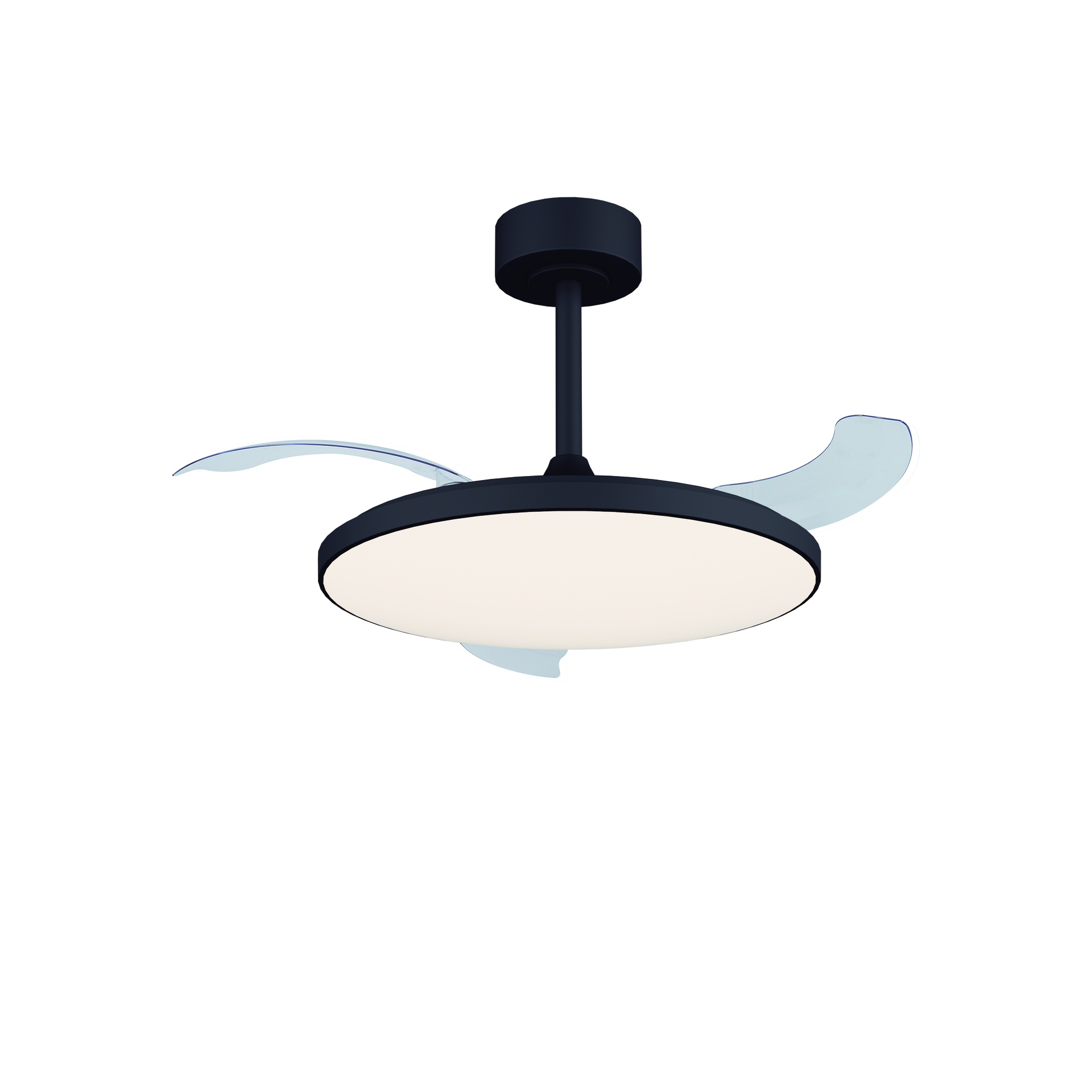SLIM FAN  * PLAFONIERA / VENTILATORE - NERO 