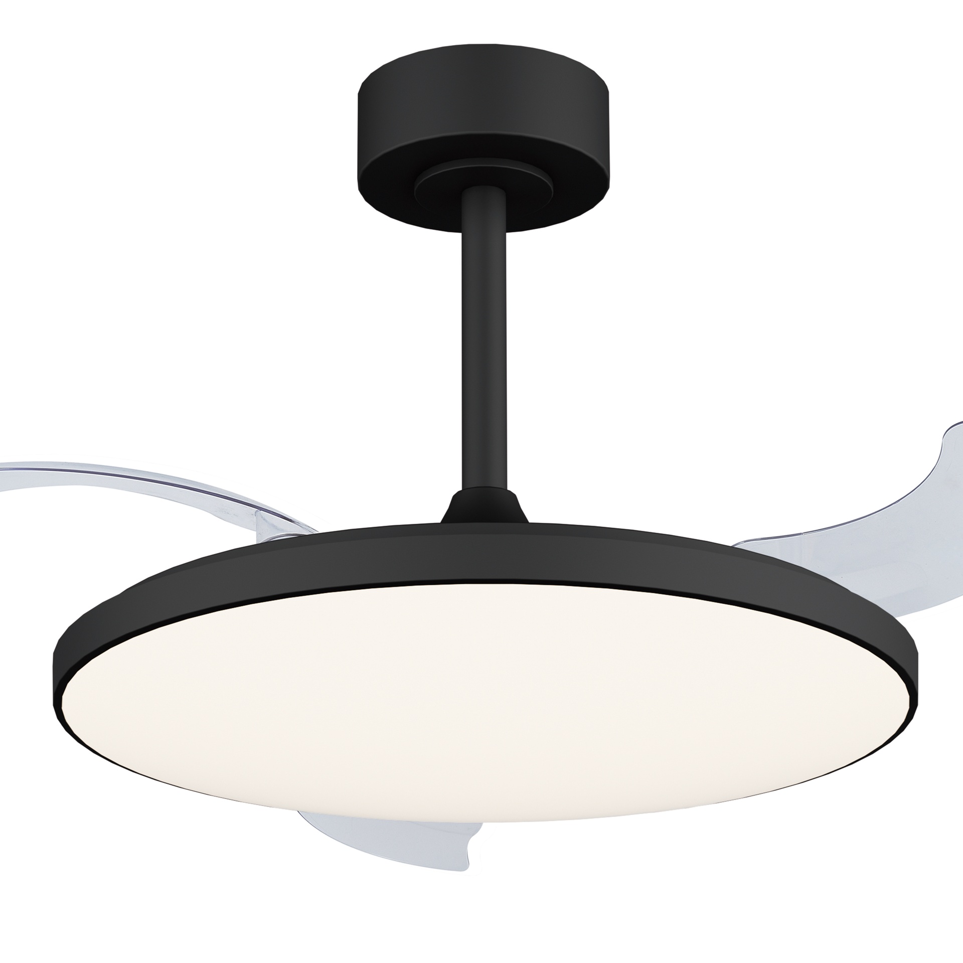 SLIM FAN  * PLAFONIERA / VENTILATORE - NERO 
