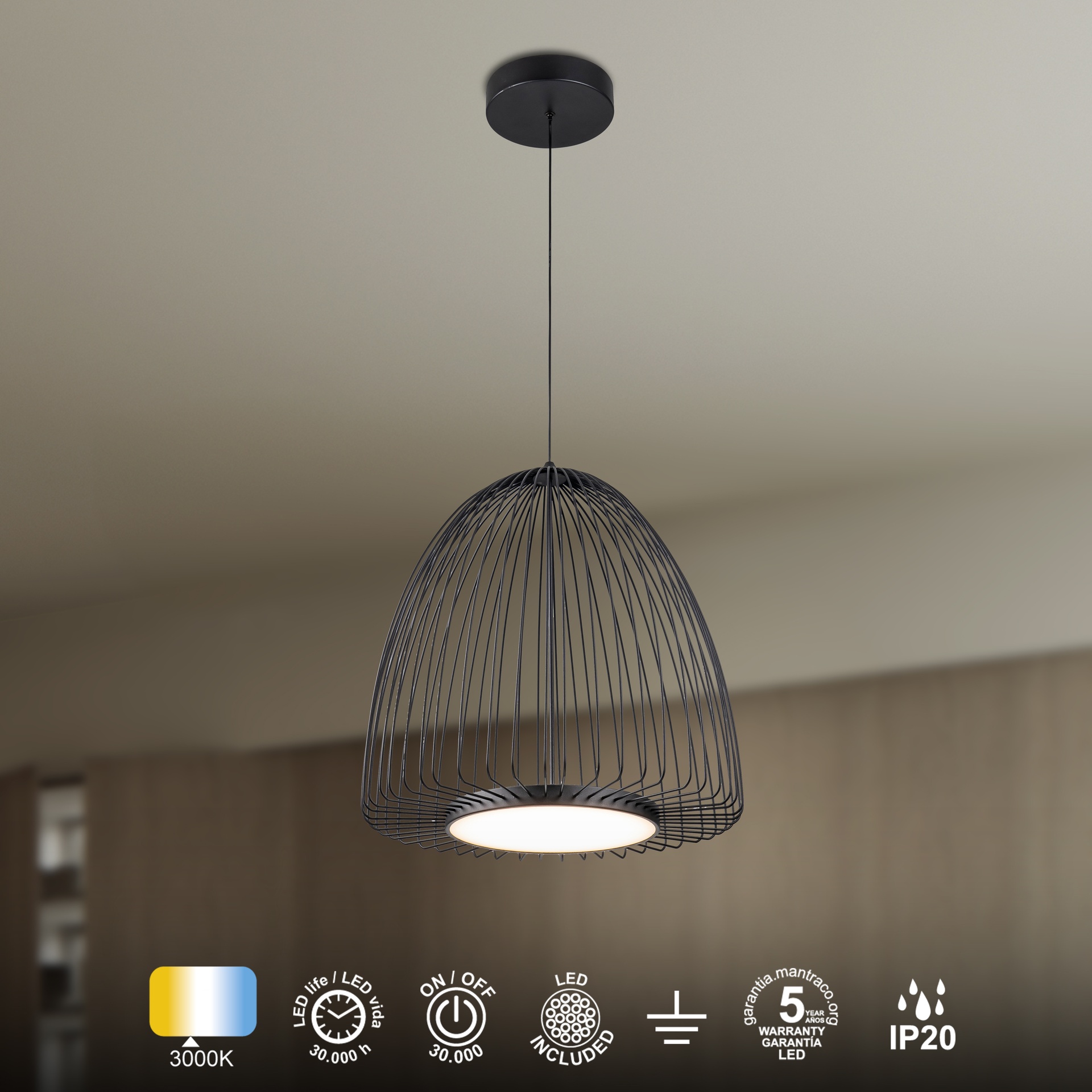 SMART*SOSPESO LED 43W 3000K