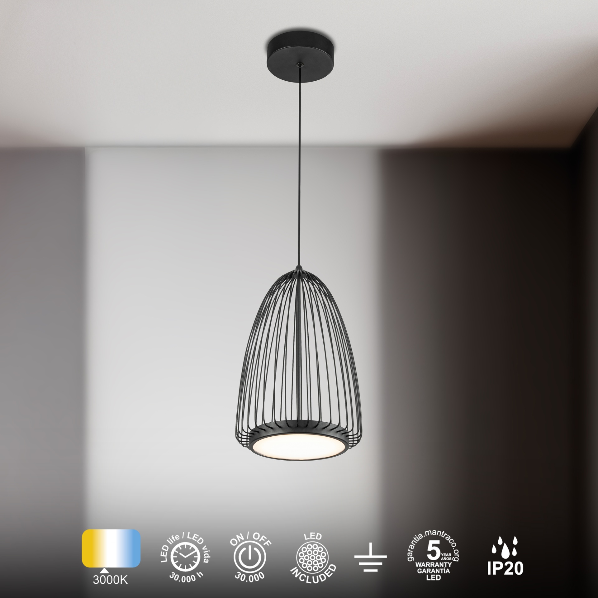 Suspension LED SMART*20W 3000K