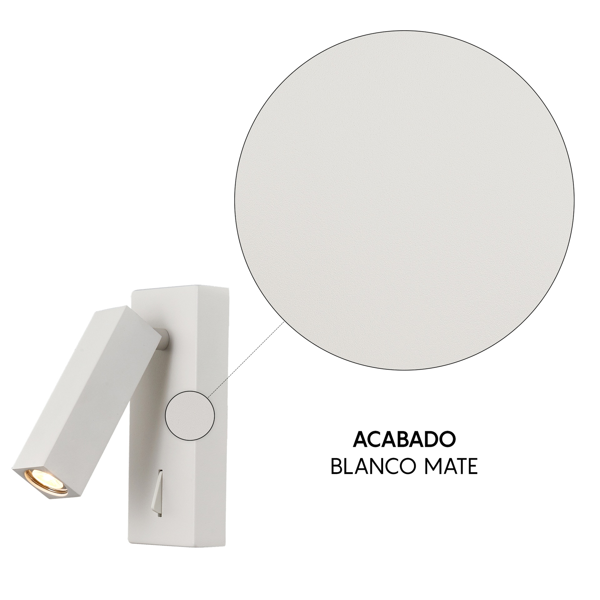 Tarifa · Luminaires muraux · Blanc mat