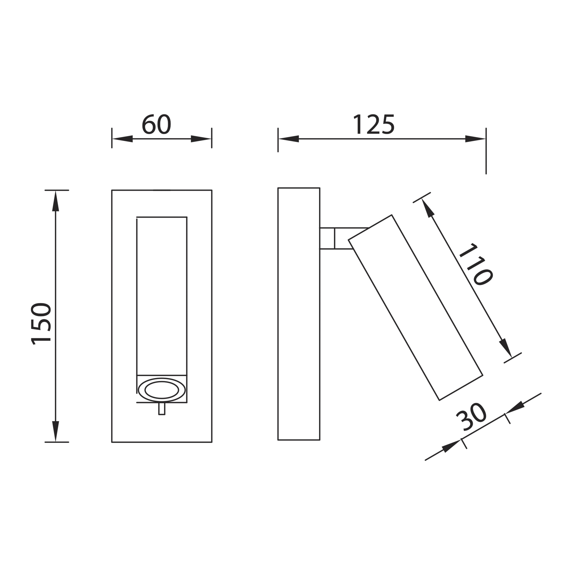 Tarifa · Luminaires muraux · Blanc mat
