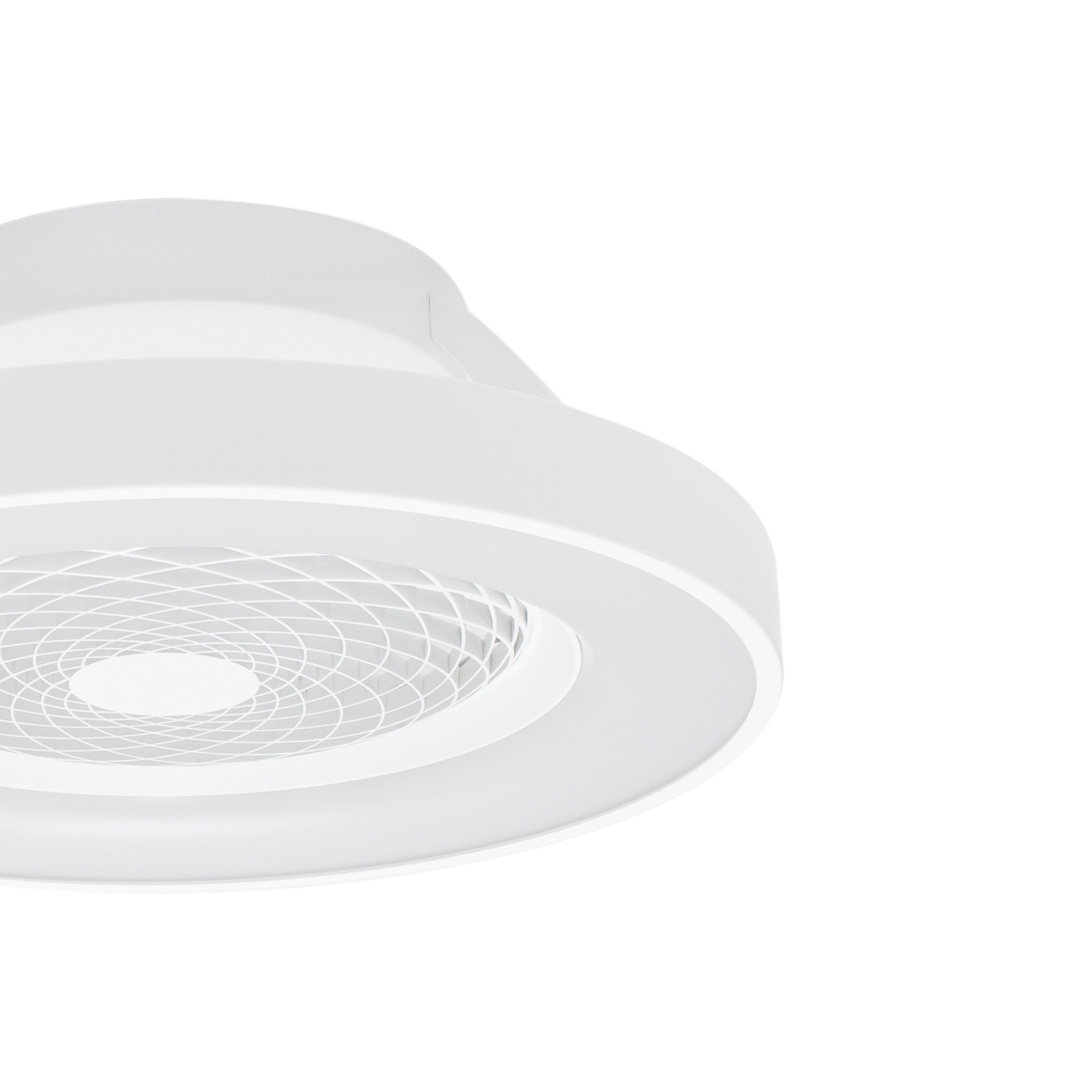 Tíbet Mini · Plafonnier-ventilateur à pales intégrées · Blanc