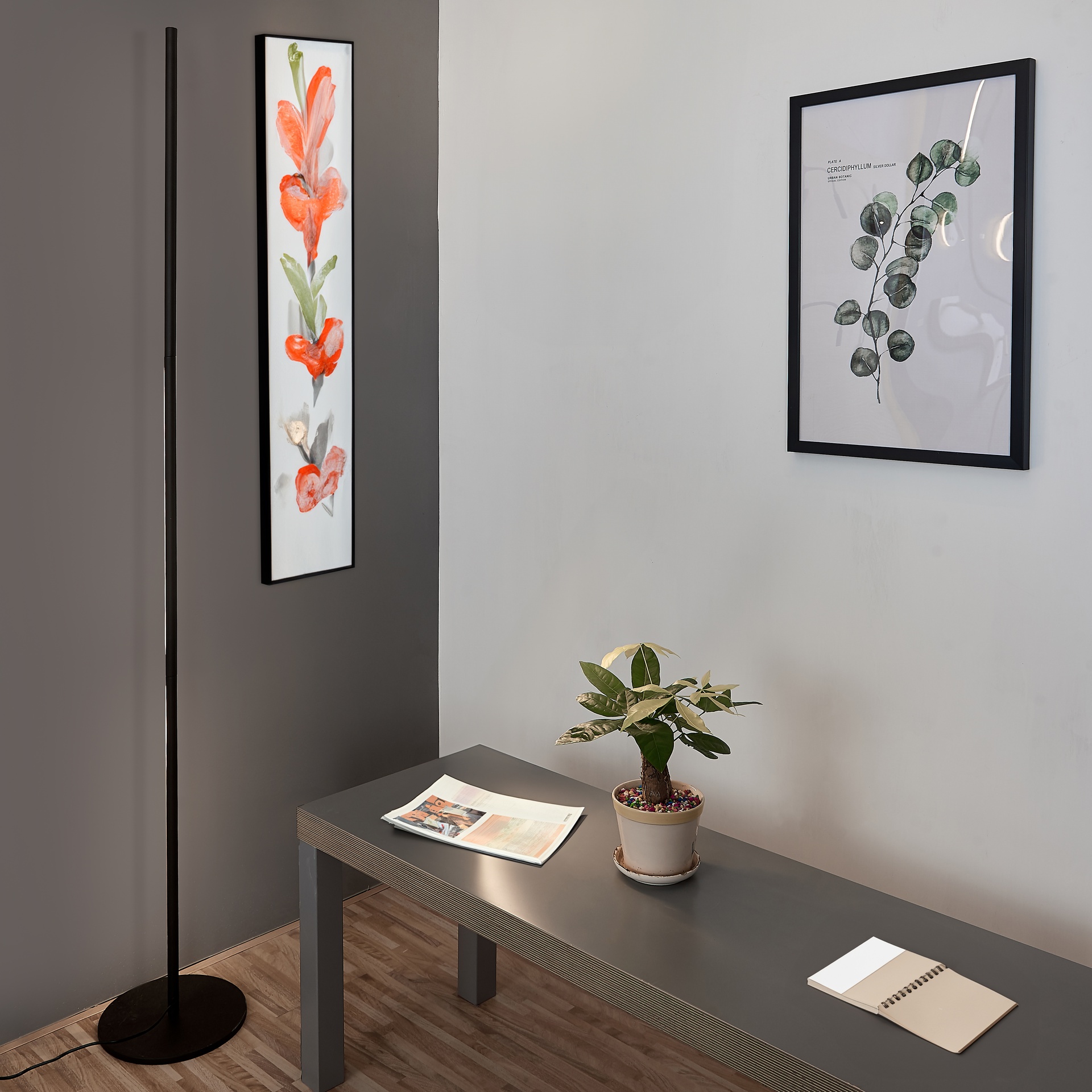 TORCH * LED FLOOR LAMP 25W BLACK