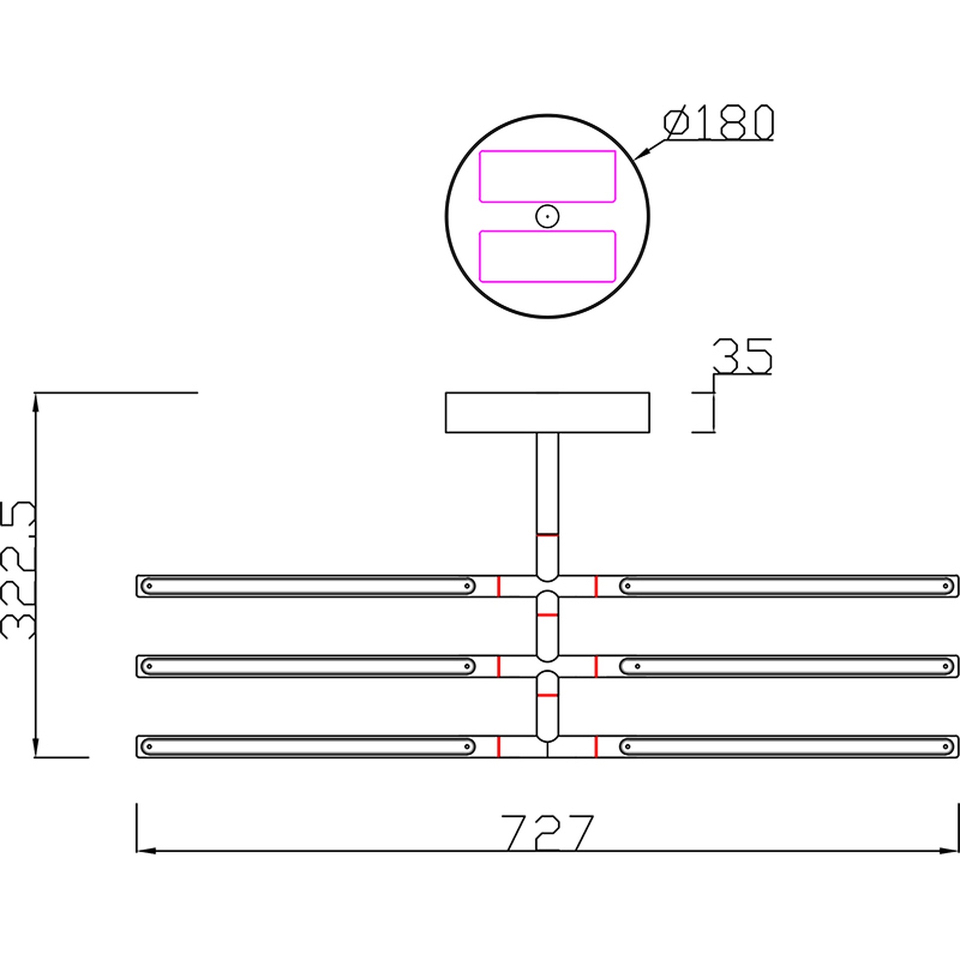 ***OFER/DES*** TORCH * PLAFÓN BLANCO LED 36W 3000K