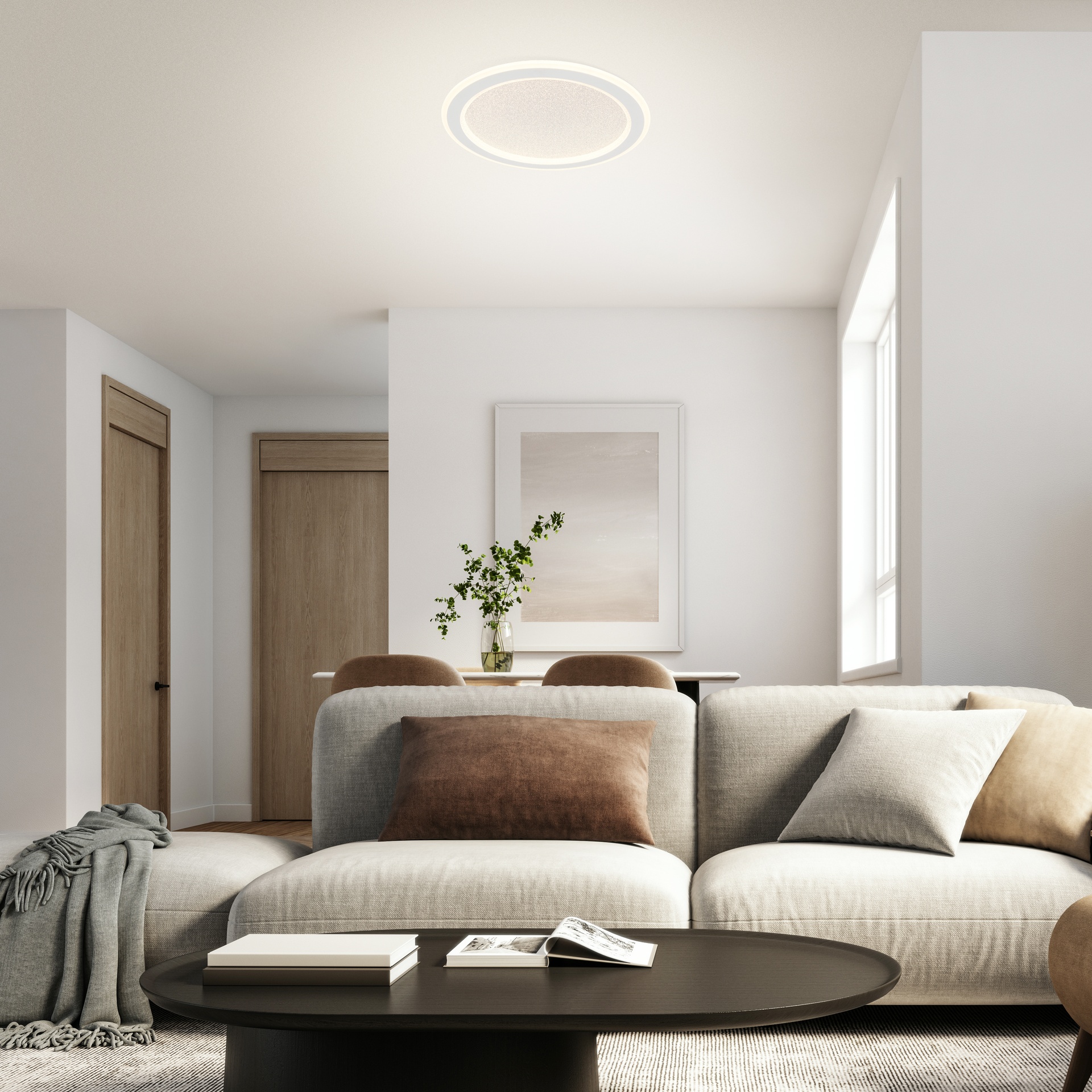 ***OFER/DES***  TULUM * LED CEILING 24W - DIMMABLE WITH REMOTE CONTROL - 3000-6000K