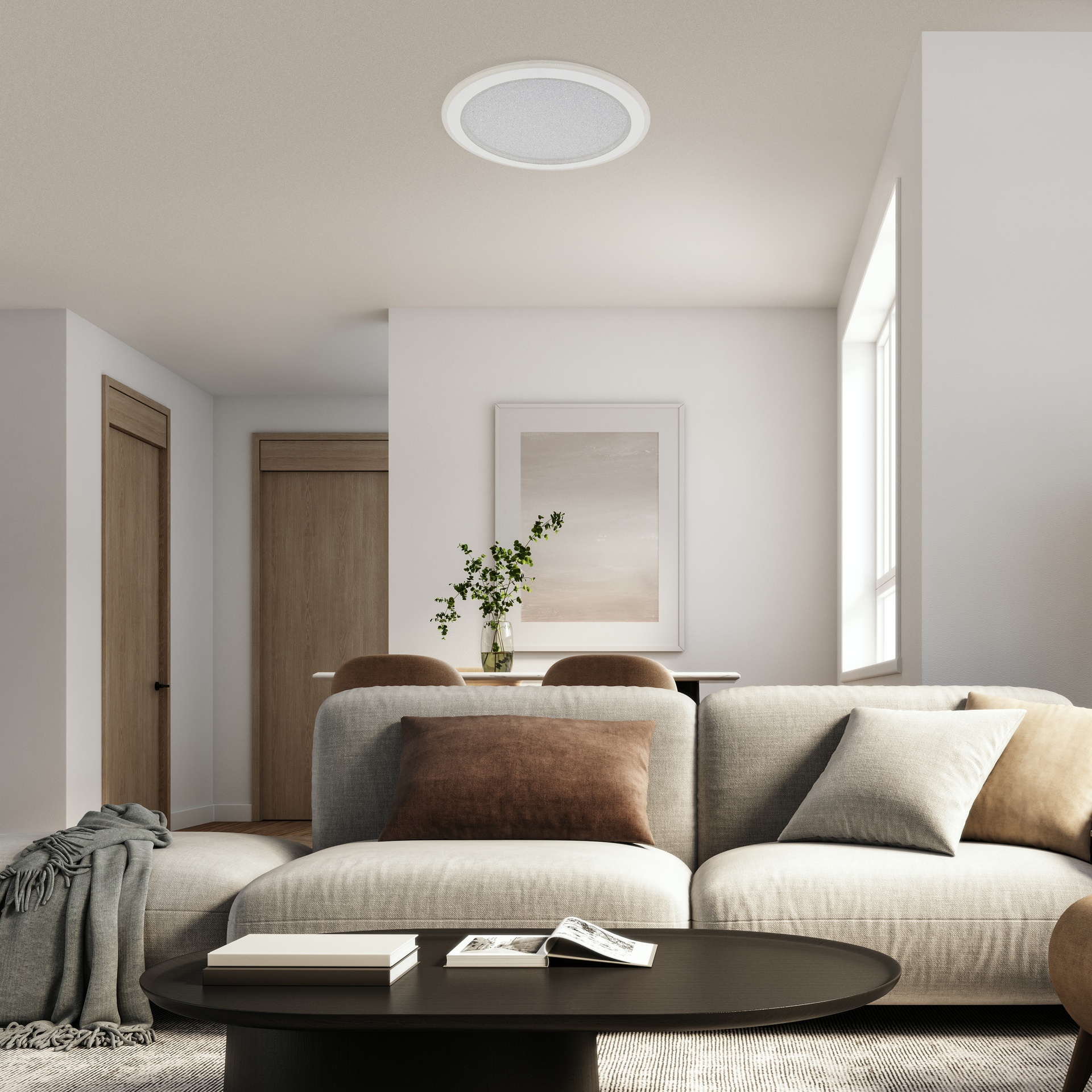 ***OFER/DES***  TULUM * LED CEILING 24W - DIMMABLE WITH REMOTE CONTROL - 3000-6000K