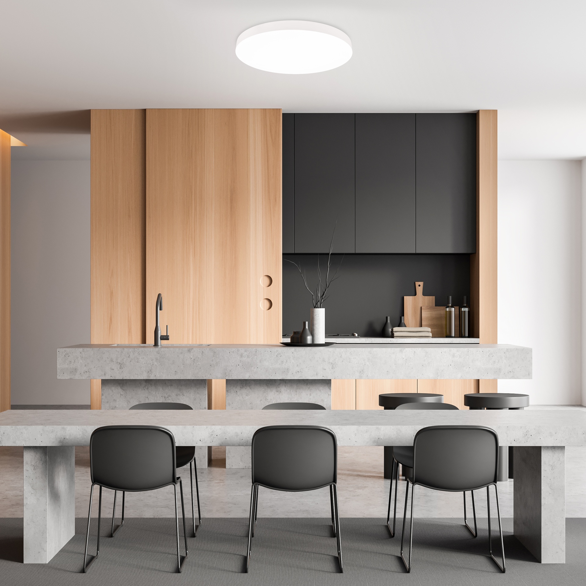 TURIN * Round LED Ceiling light  50W CCT - 60 CM
