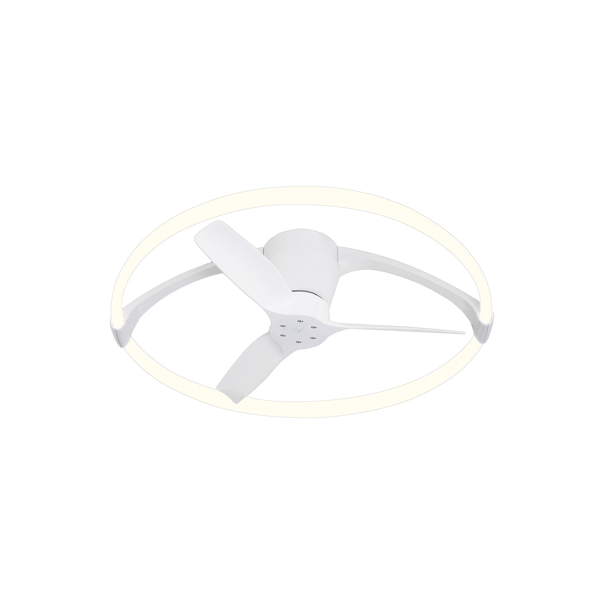NEPAL MINI * LED FAN CEILING WHITE WITH REMOTE CONTROL