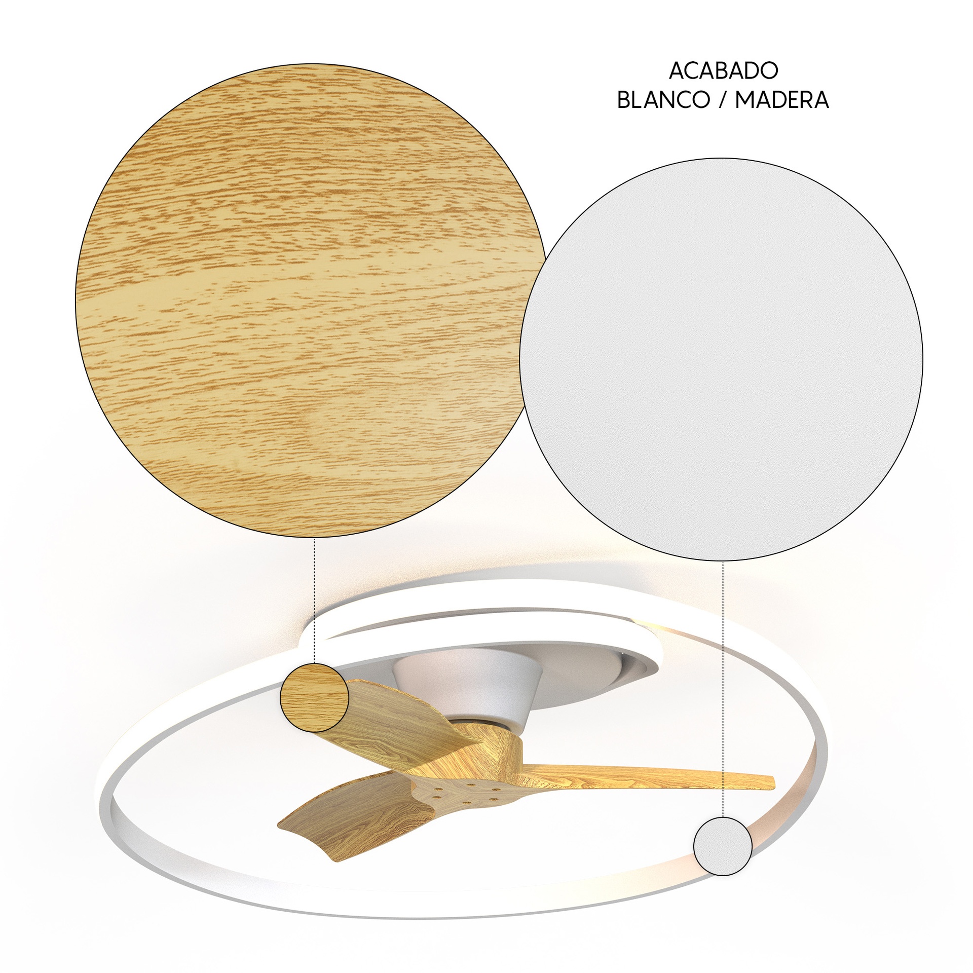 OCEAN * CEILING / FAN - WOOD