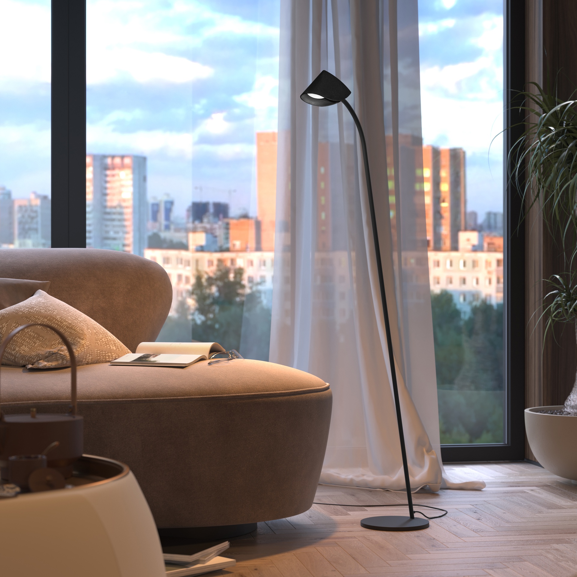 CAPUCCINA * LAMPADAIRE DE SALON LED 8.5W