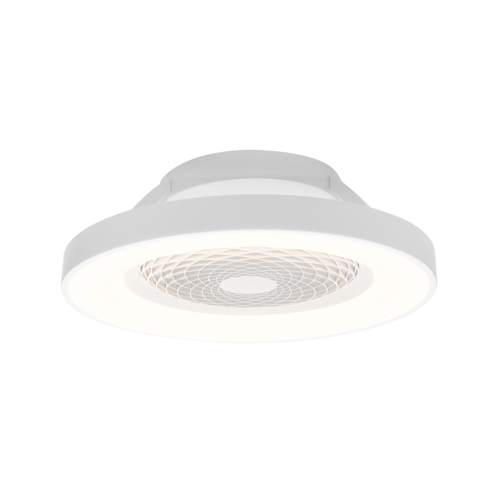 TIBET * VENTILATORE BIANCO 35W PLAFONIERA LED 70W CON TELECOMANDO Y APP
