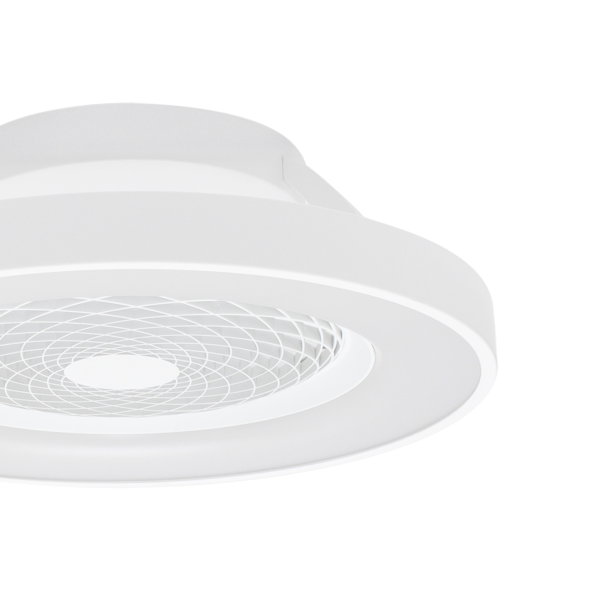 TIBET * VENTILATORE BIANCO 35W PLAFONIERA LED 70W CON TELECOMANDO Y APP