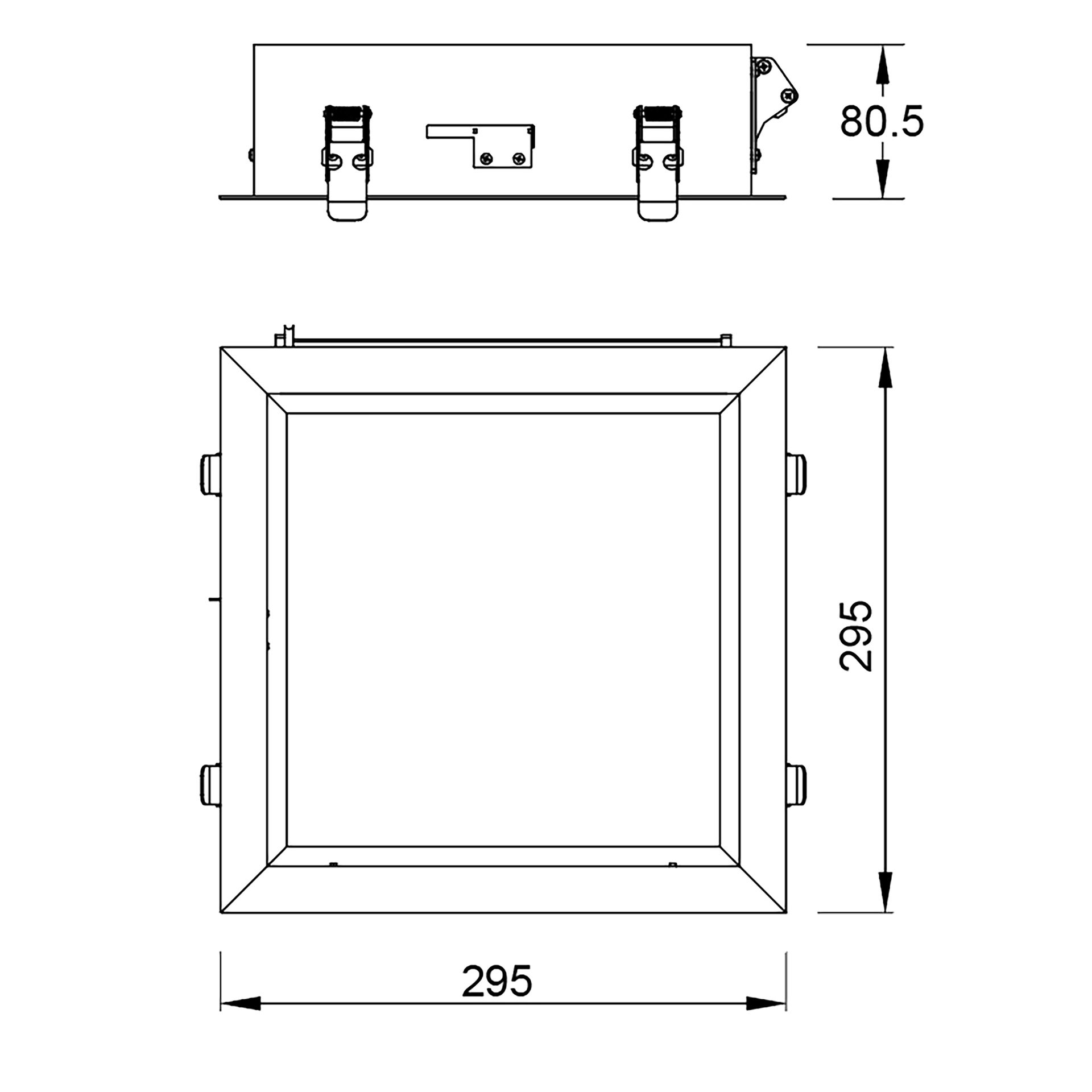 BLUE SKY * RECCESSED LED CEILING 30 x 30