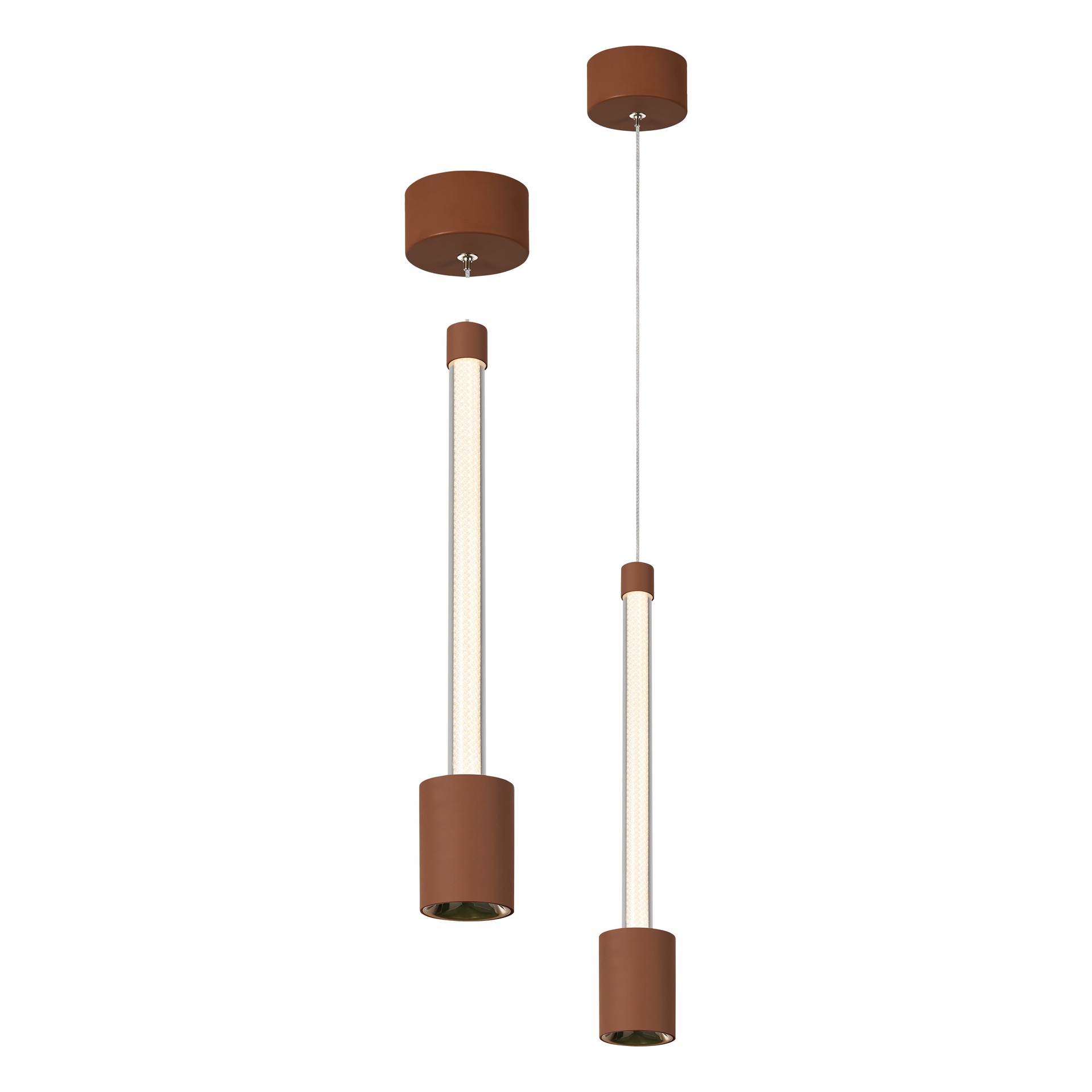 FUGAZ * PENDANT 1L - CAMEL + GOLD ROSA