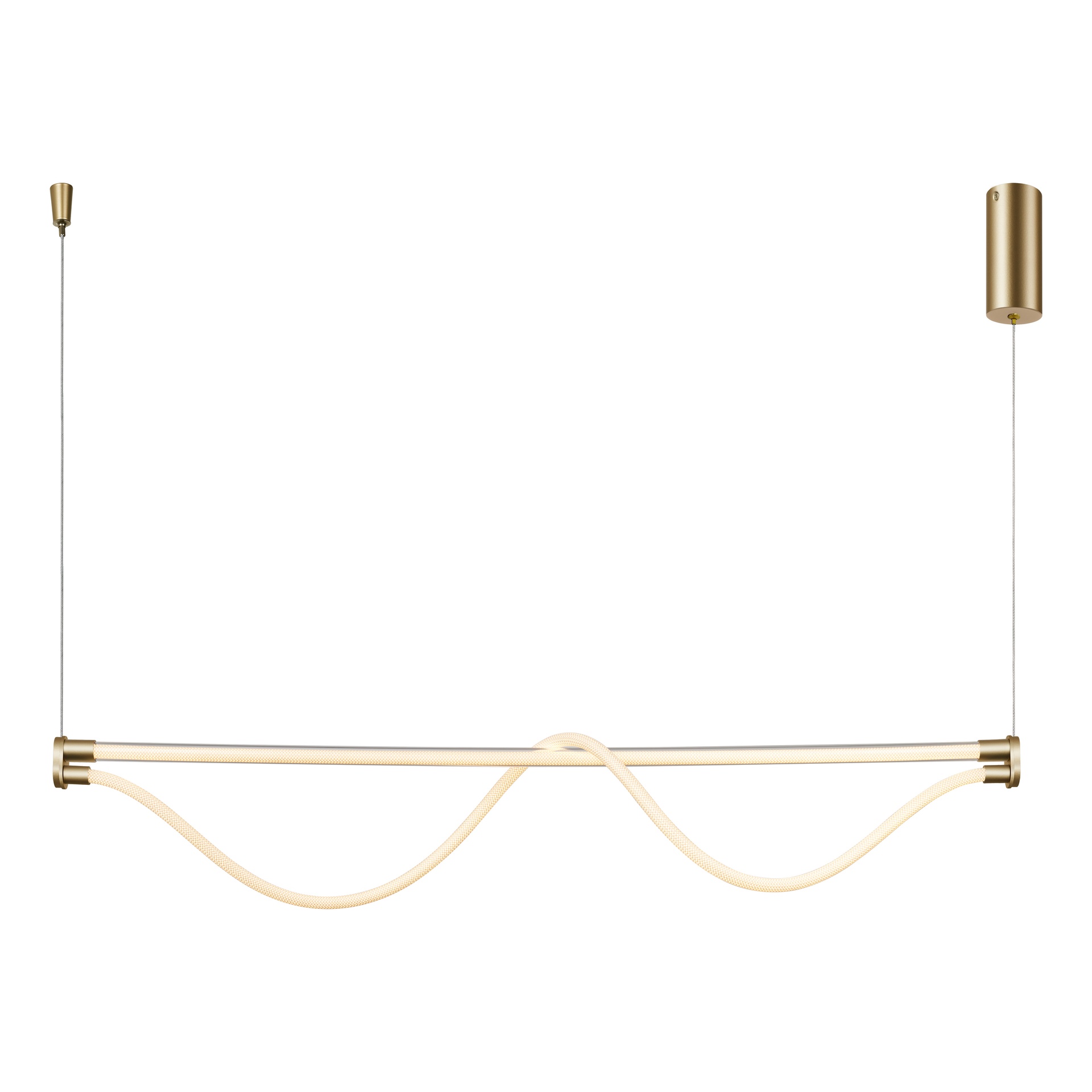 LAMPE LED FUGAZ * 38W - PEINTURE OR