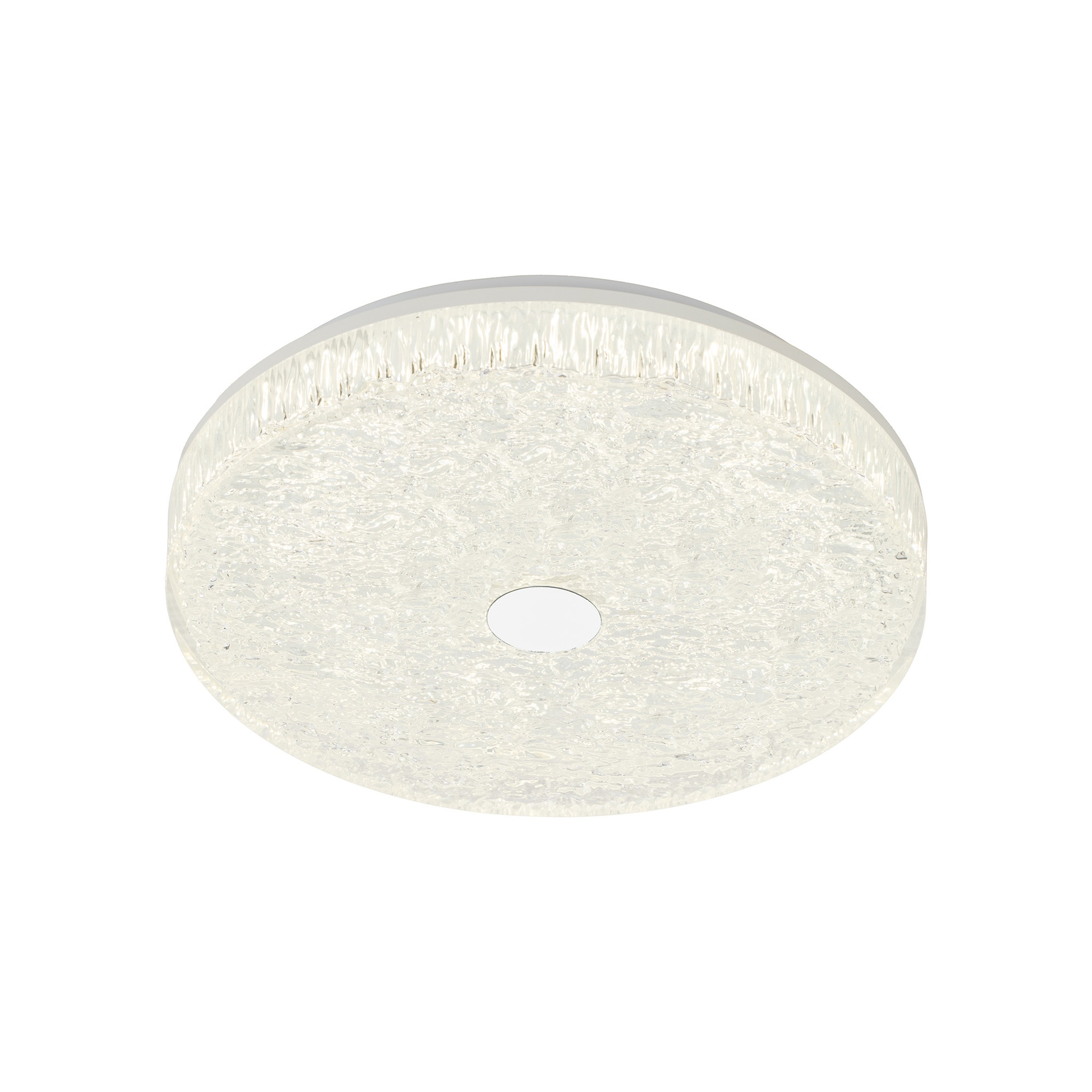 FROZEN * PLAFONNIER LED ROND BLANC DIMMABLE 38CM - AVEC TÉLÉCOMMANDE