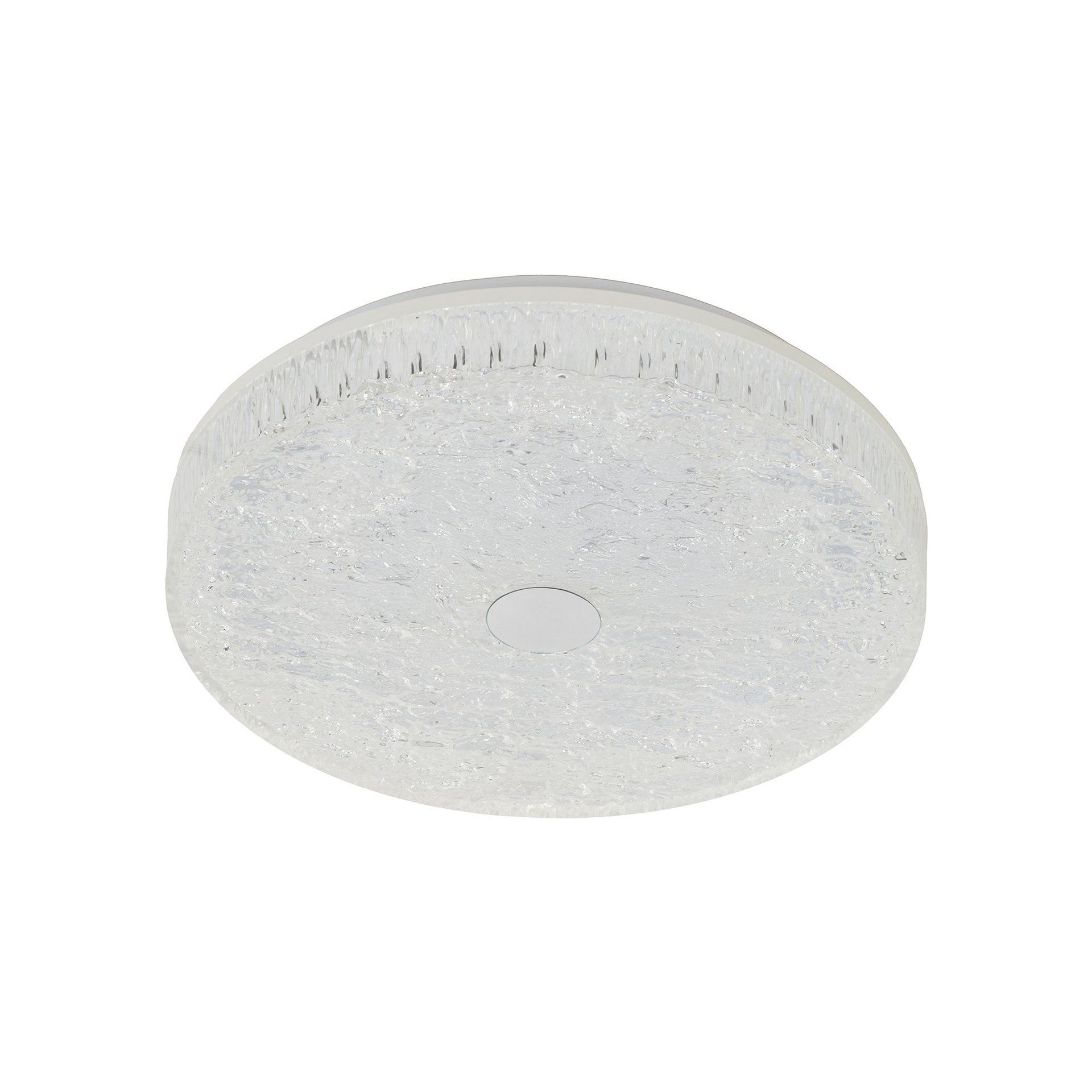 FROZEN * PLAFONNIER LED ROND BLANC DIMMABLE 38CM - AVEC TÉLÉCOMMANDE