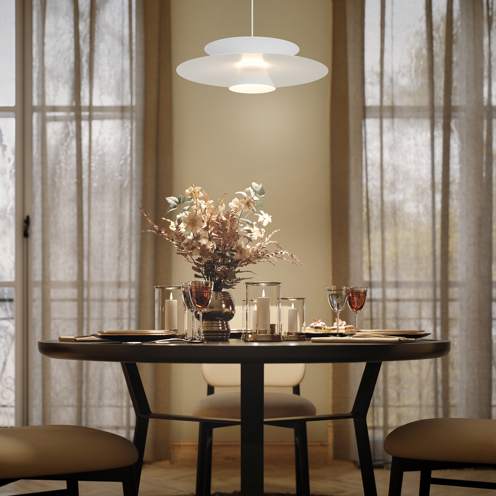 ESTRELLA * Lampada a sospensione LED - 12W - Bianco Dimmerabile TRIAC
