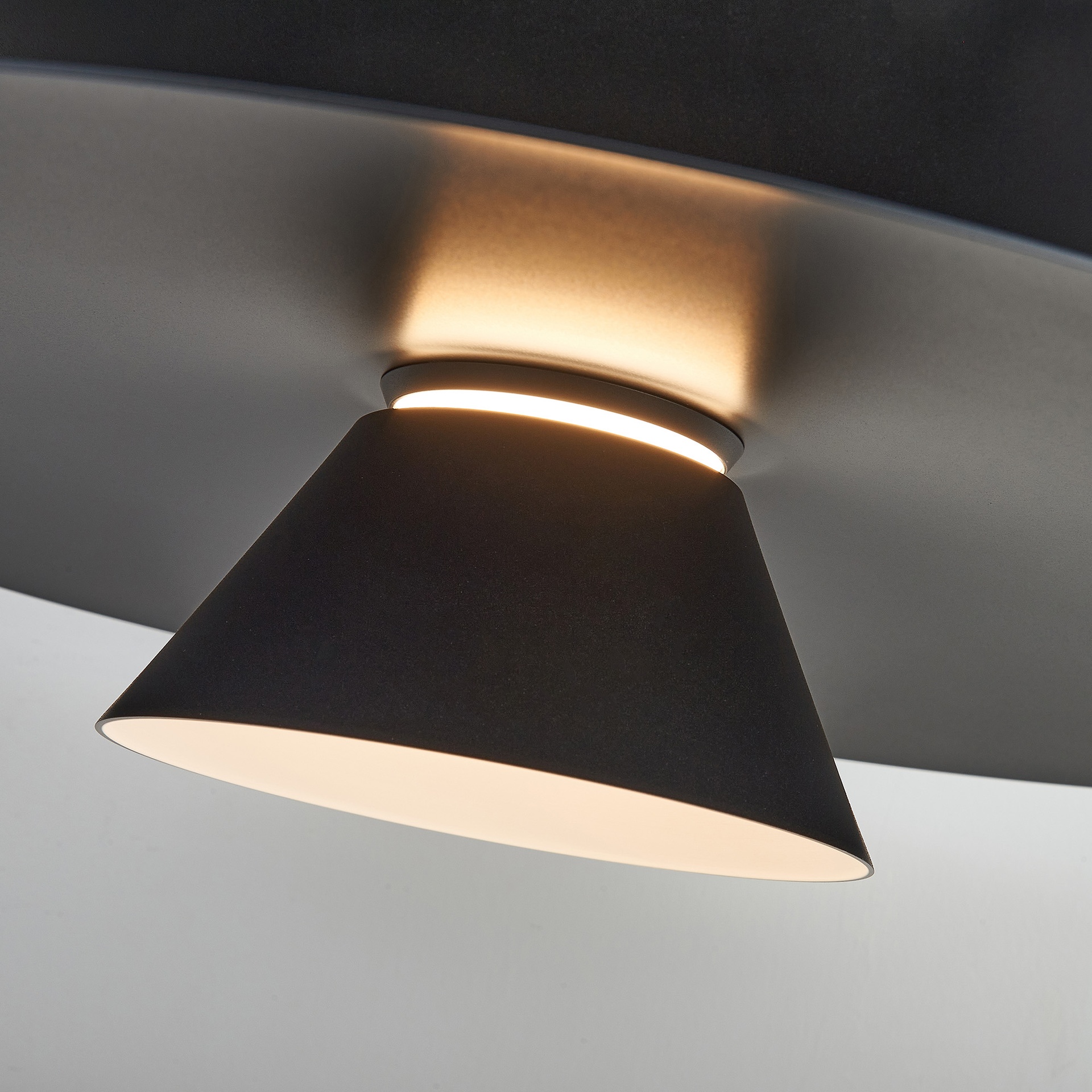 ESTRELLA * COLGANTE LED - 12W - NEGRO DIMABLE TRIAC