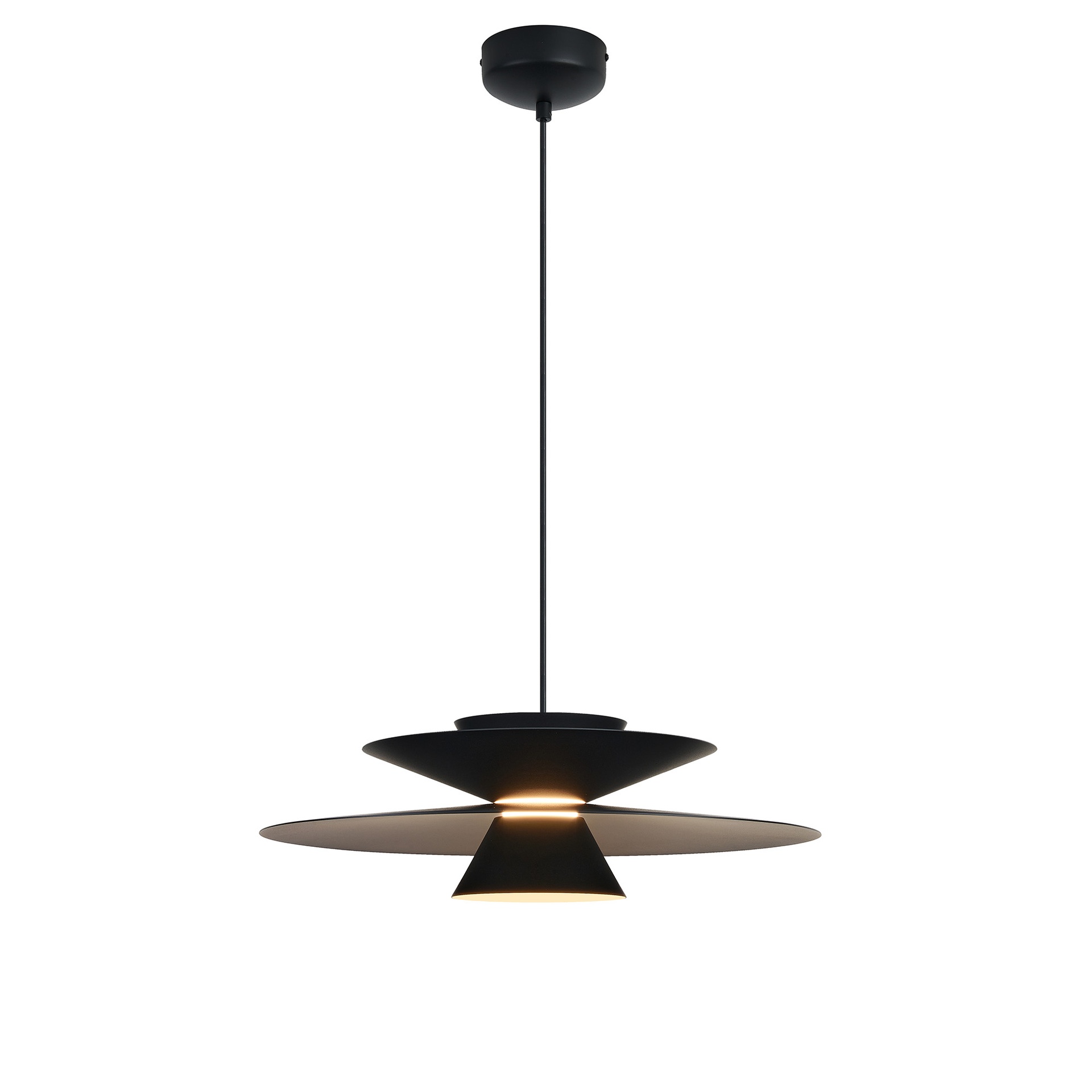 ESTRELLA * COLGANTE LED - 12W - NEGRO DIMABLE TRIAC