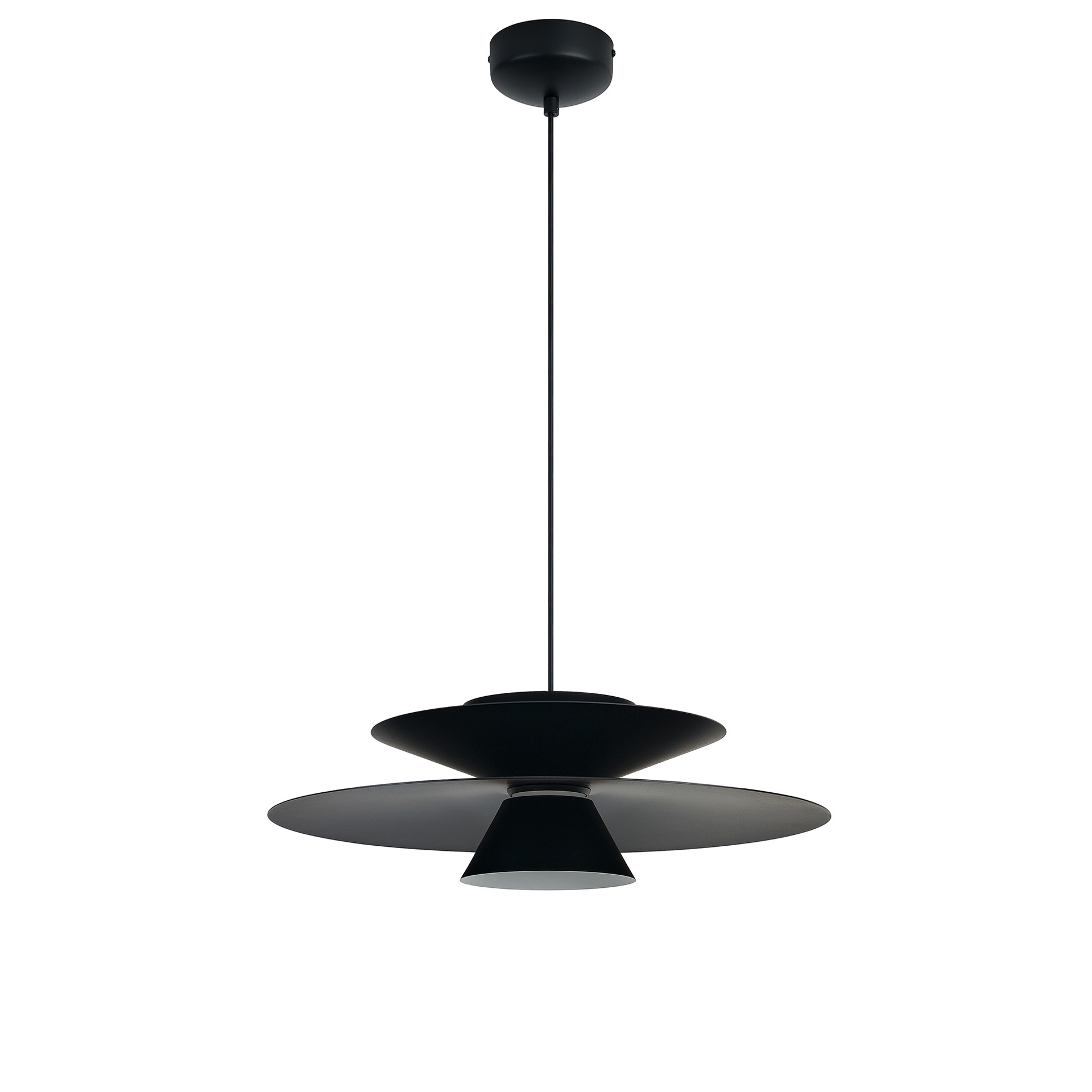 ESTRELLA * COLGANTE LED - 12W - NEGRO DIMABLE TRIAC