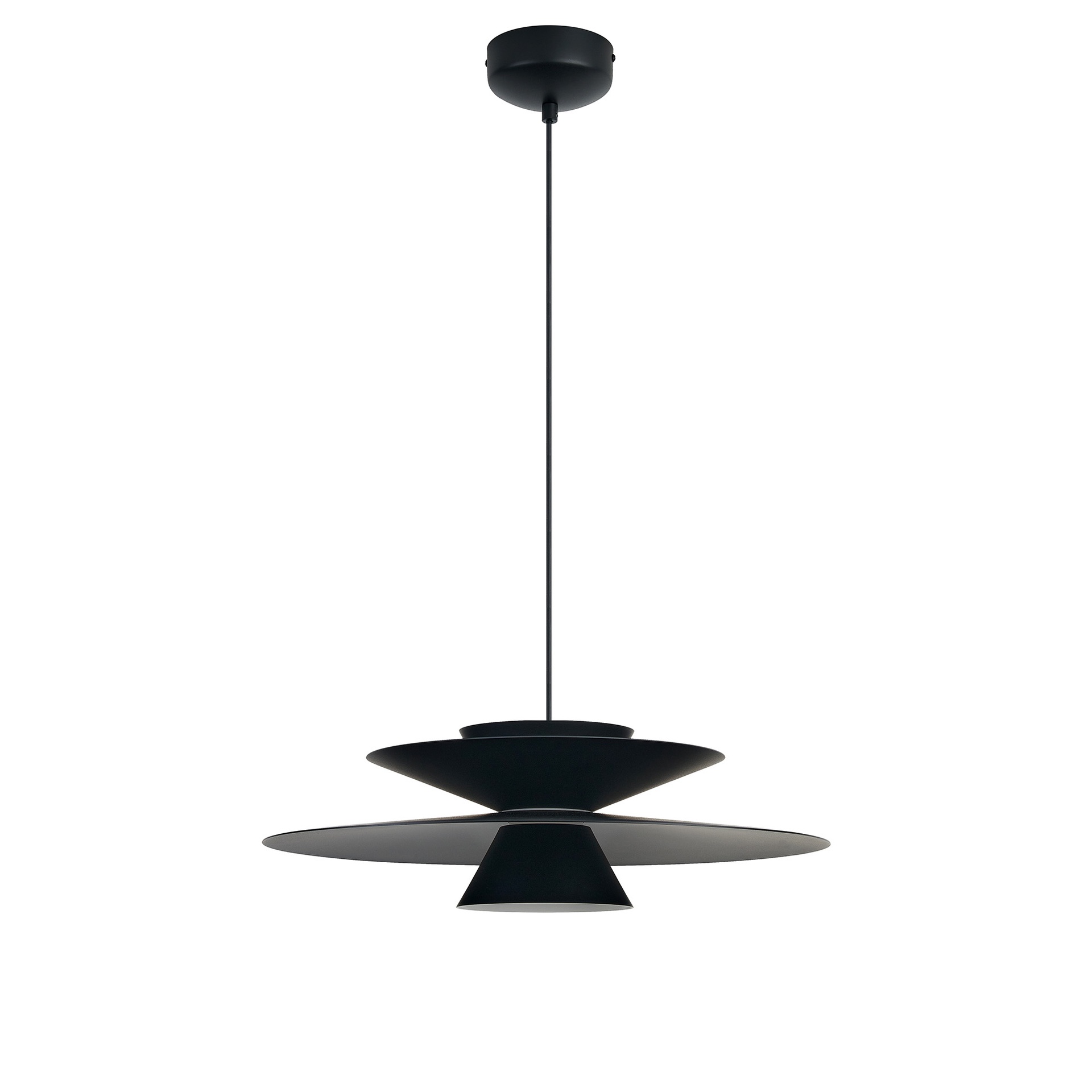 ESTRELLA * COLGANTE LED - 12W - NEGRO DIMABLE TRIAC