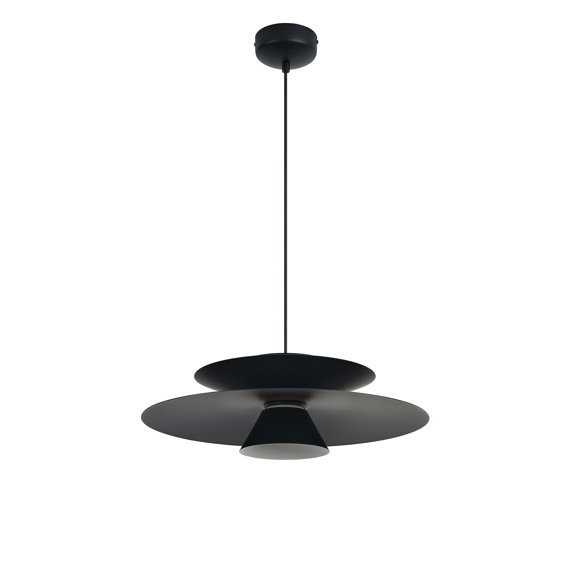 ESTRELLA * COLGANTE LED - 12W - NEGRO DIMABLE TRIAC