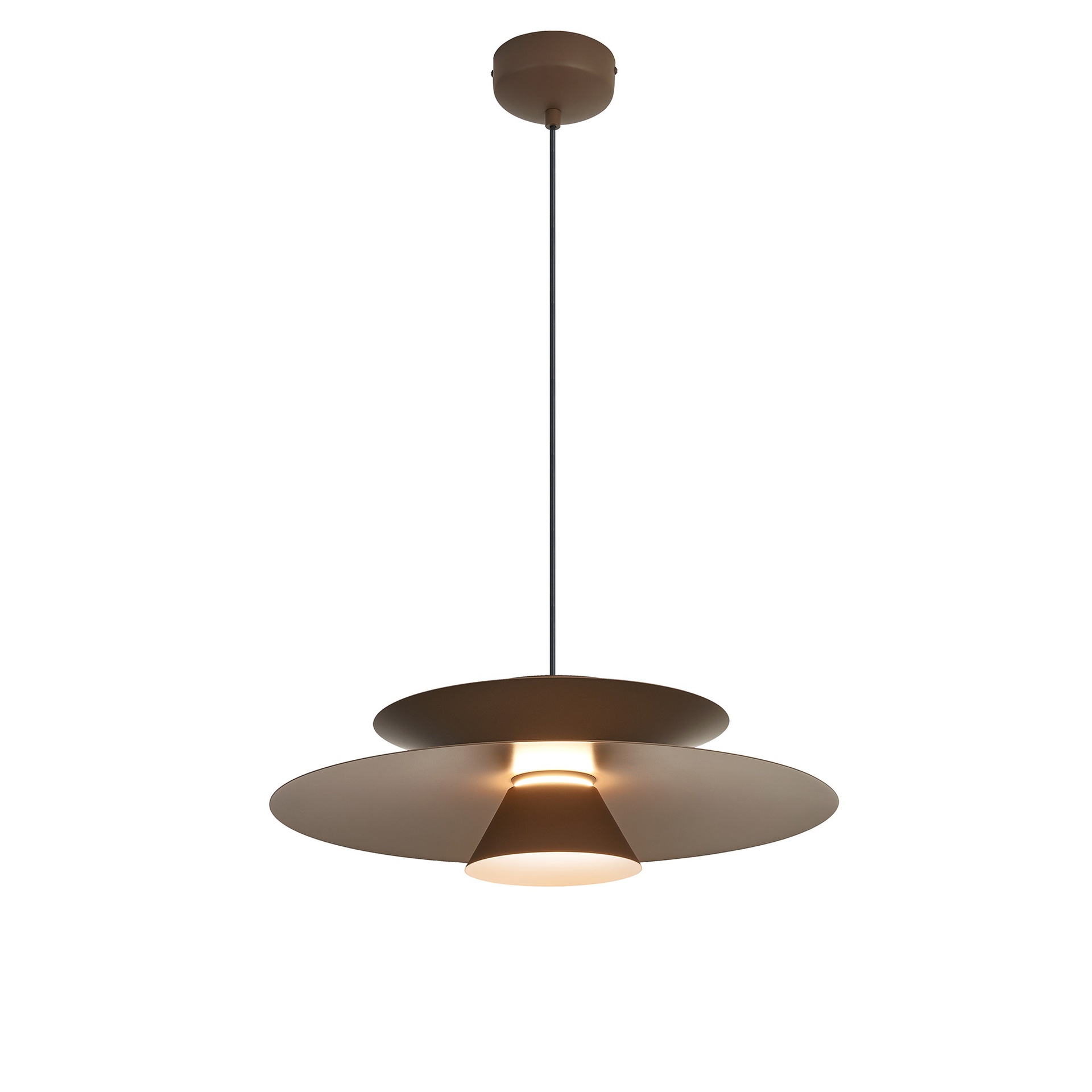 ESTRELLA * Lampada a sospensione LED - 12W - Caffè scuro Dimmerabile TRIAC