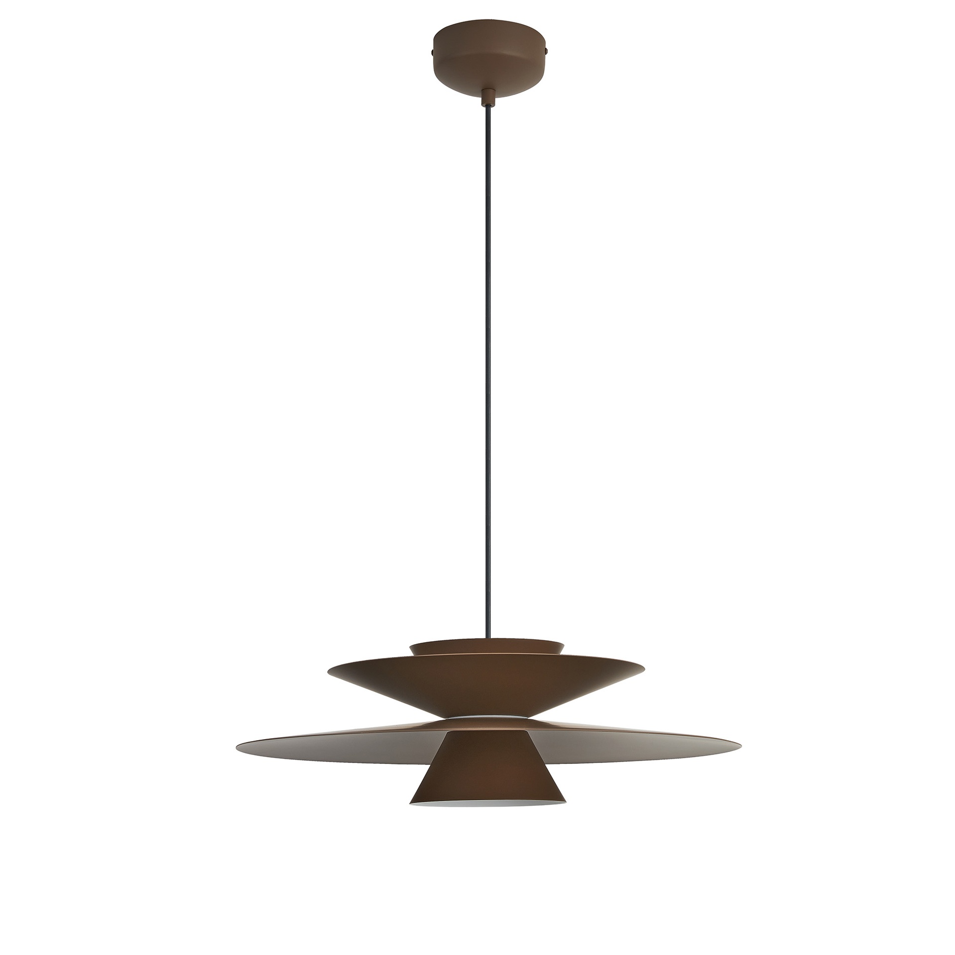 ESTRELLA * Lampada a sospensione LED - 12W - Caffè scuro Dimmerabile TRIAC