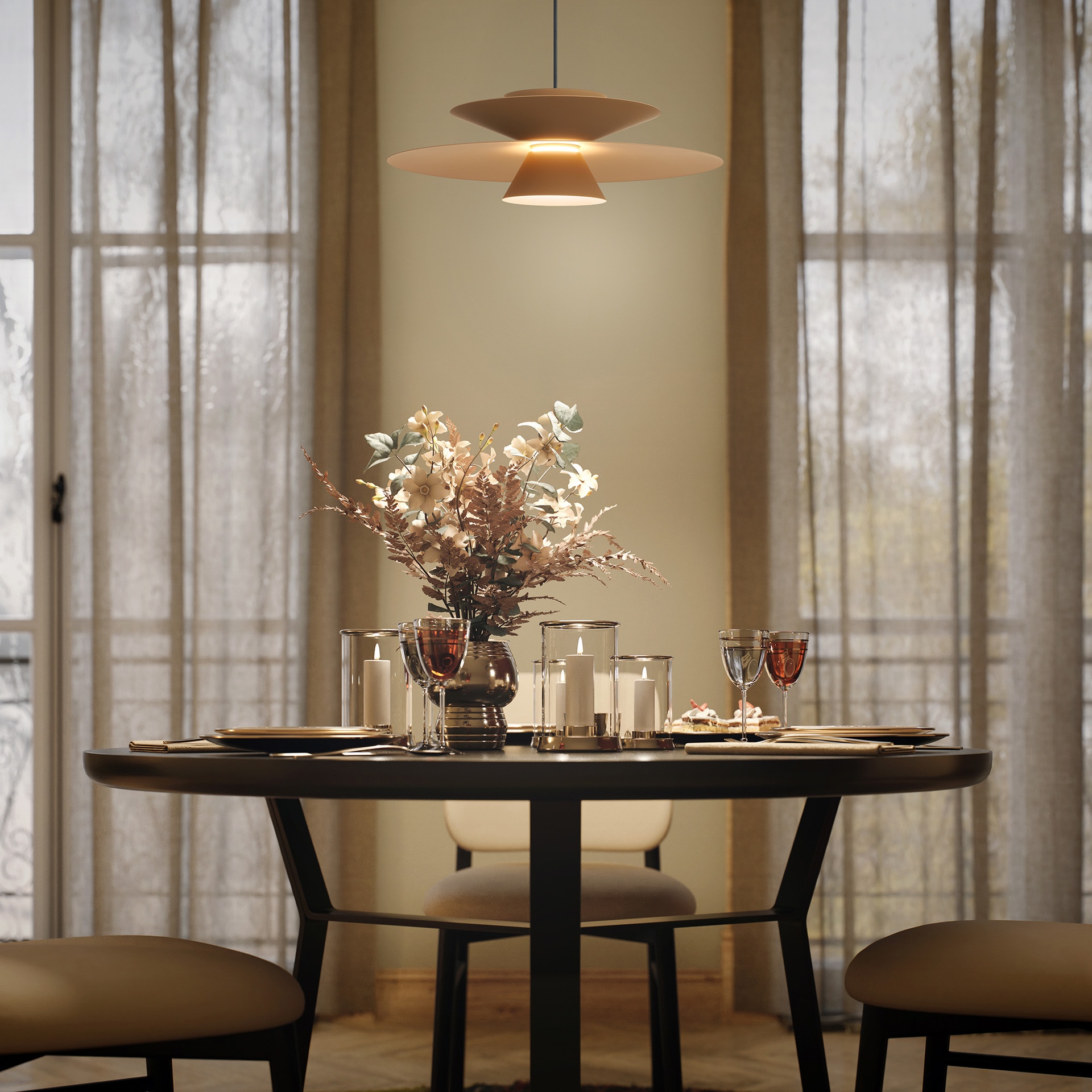 Estrella · Lampade da soffitto · Cachi opaco